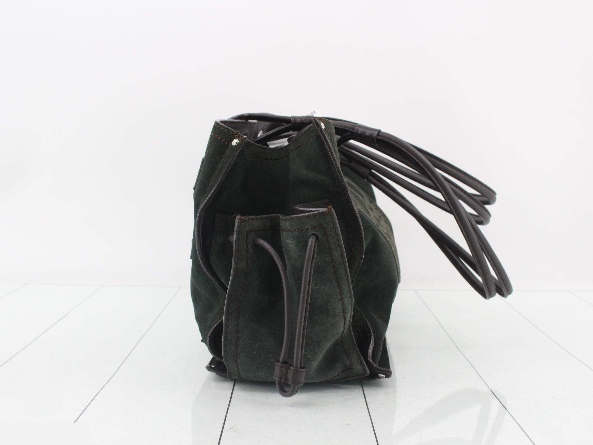 Suede shopper tote bag — view 4