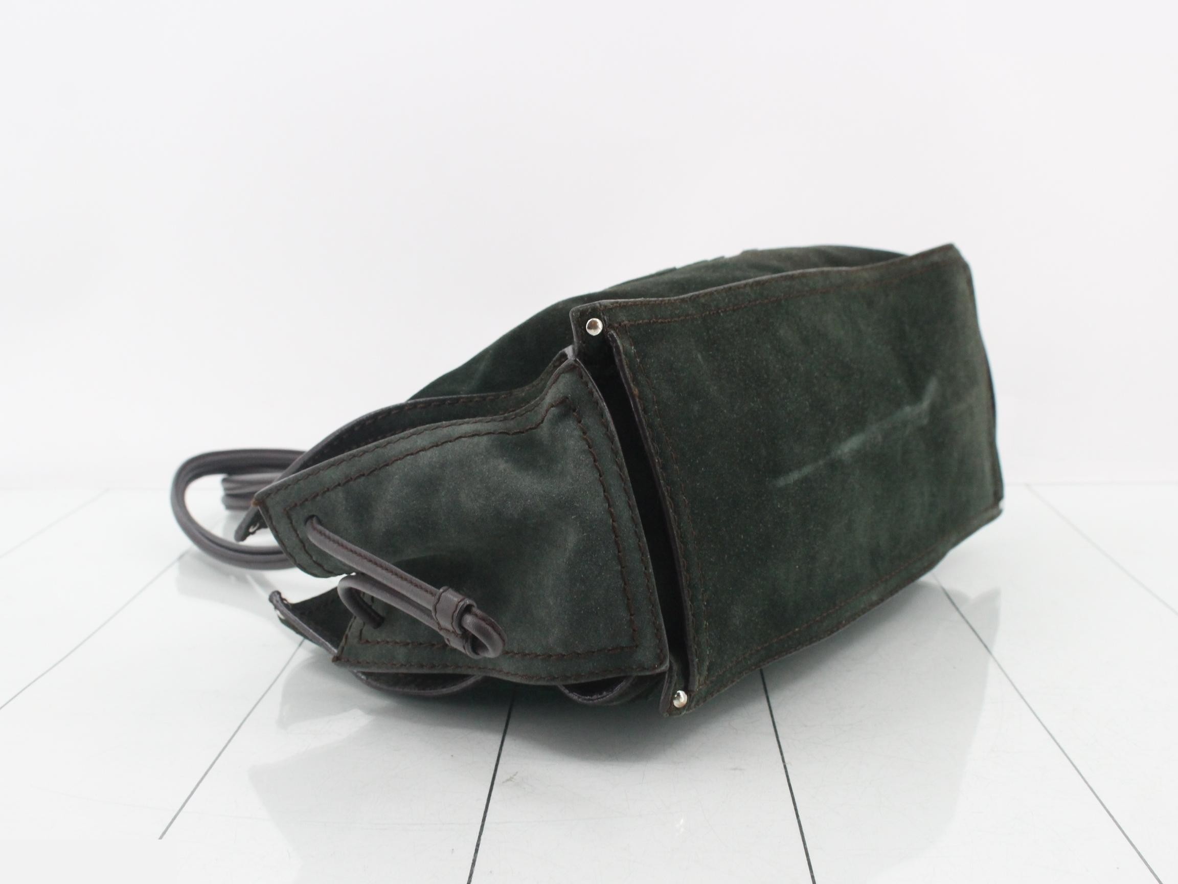 Suede shopper tote bag — view 5