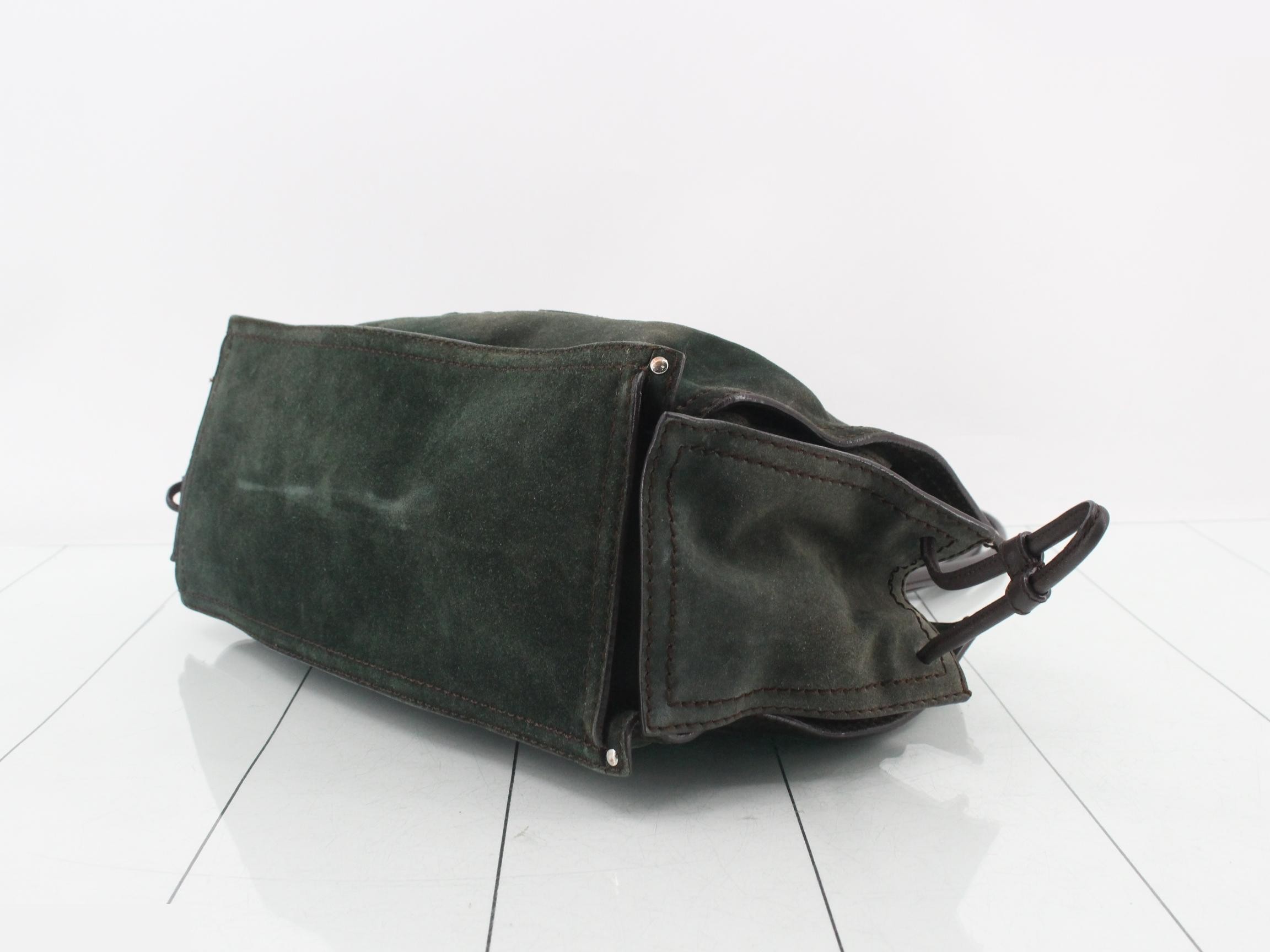 Suede shopper tote bag — view 6