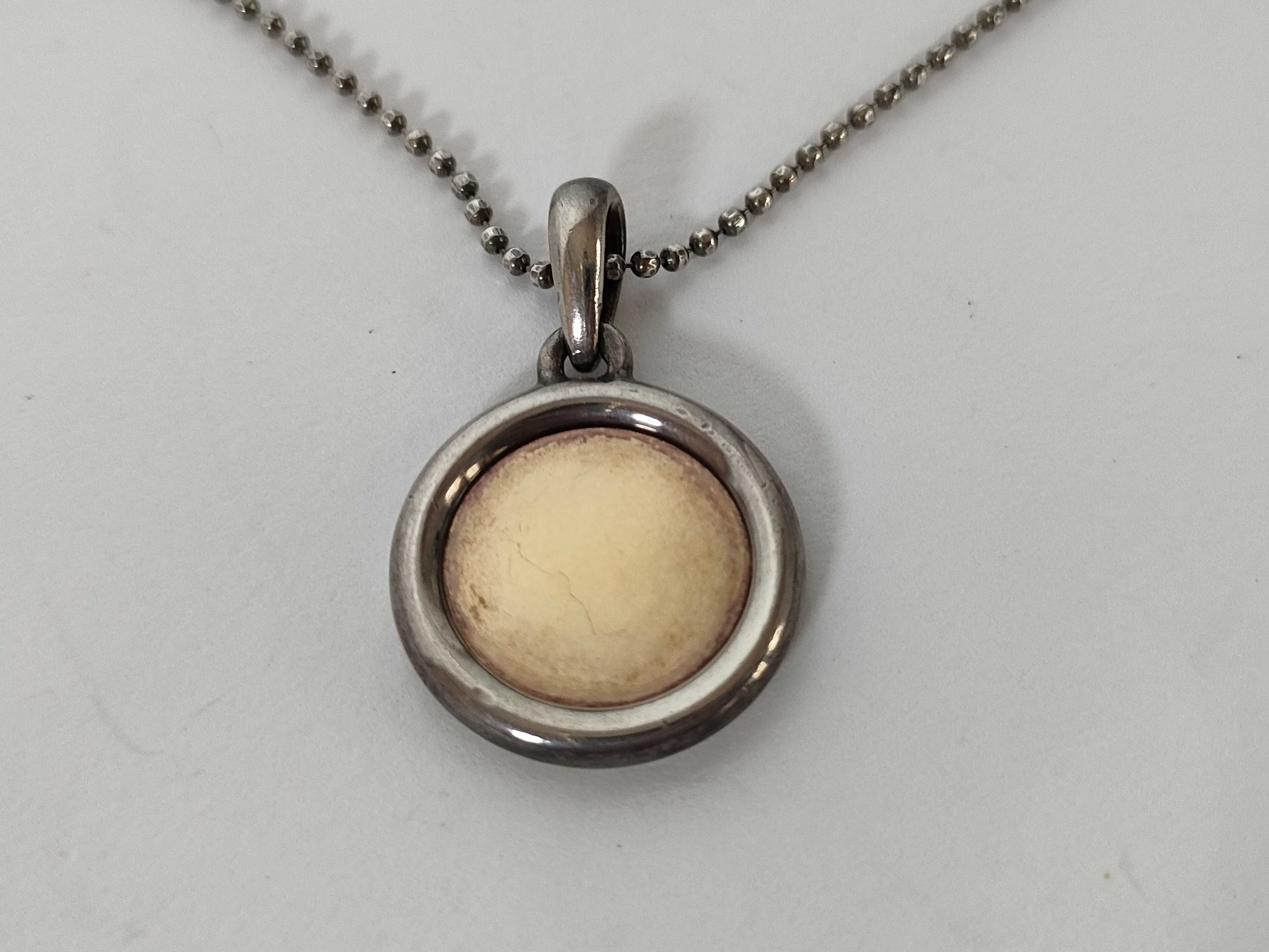 Sellier Clou de Ciel Coin SV925 Necklace with Aftermarket Chain — view 2