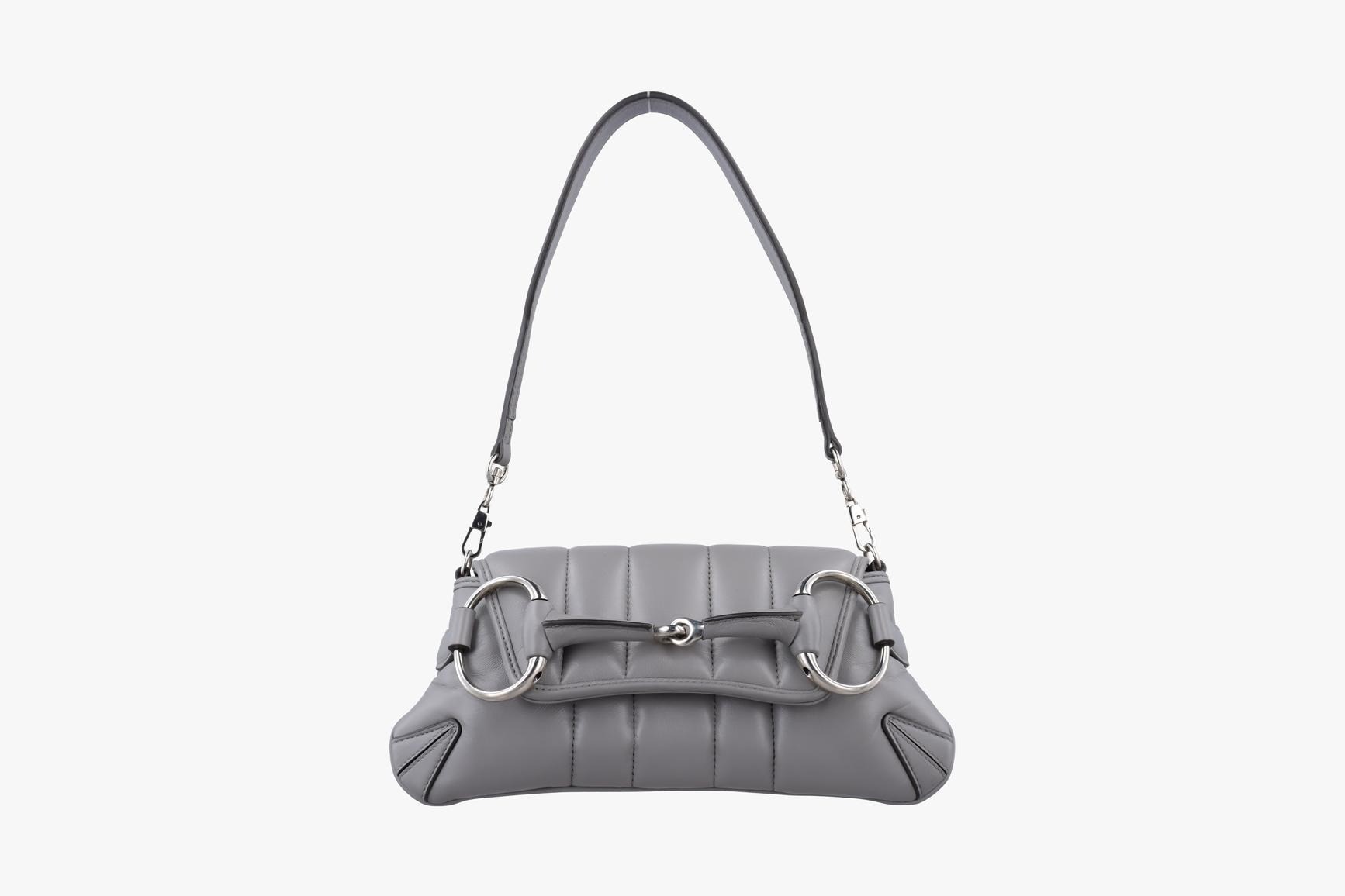 Horsebit Leather Grey