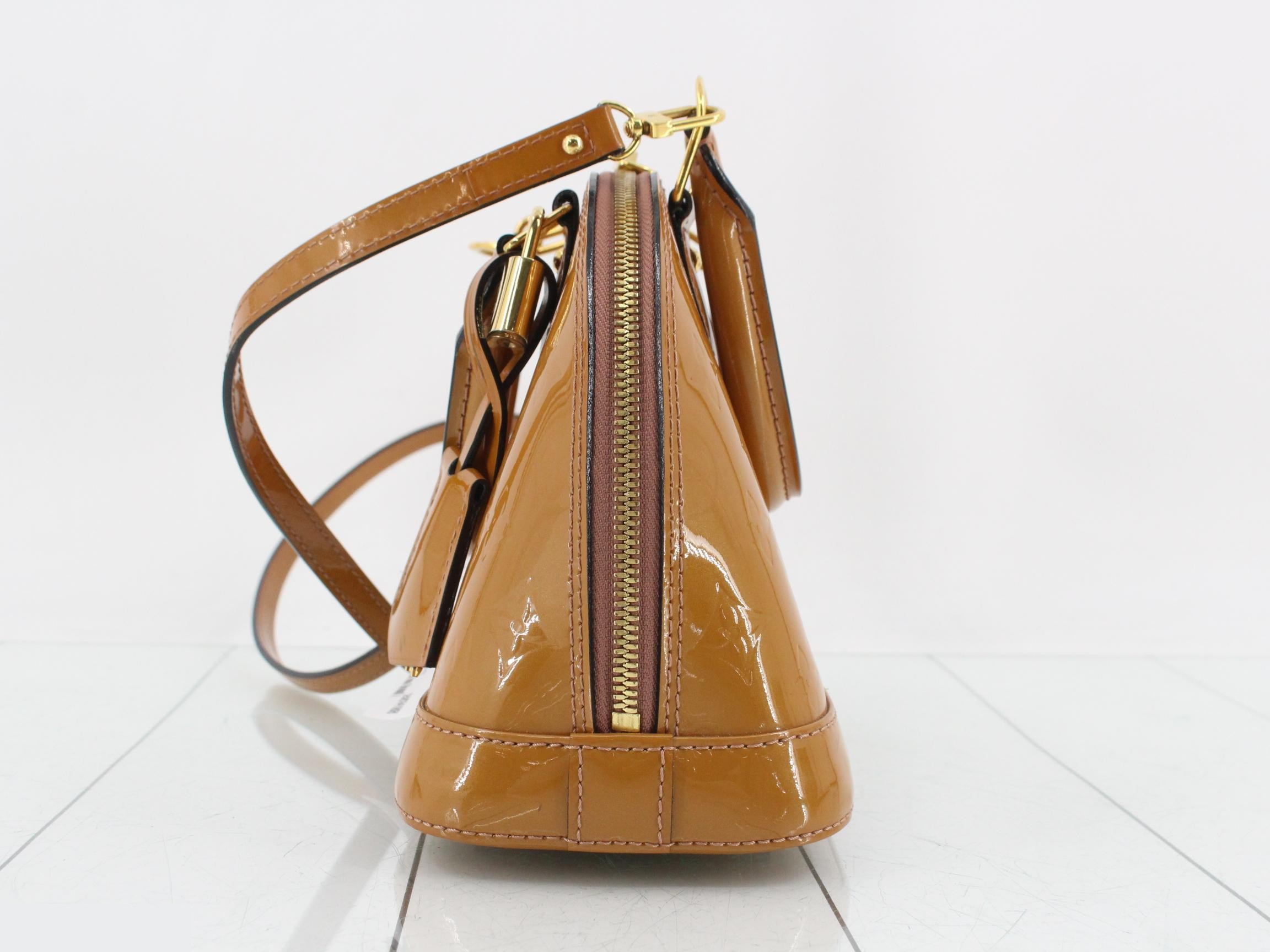 Vernis Alma BB 2-way handbag, Rose Velour — view 3