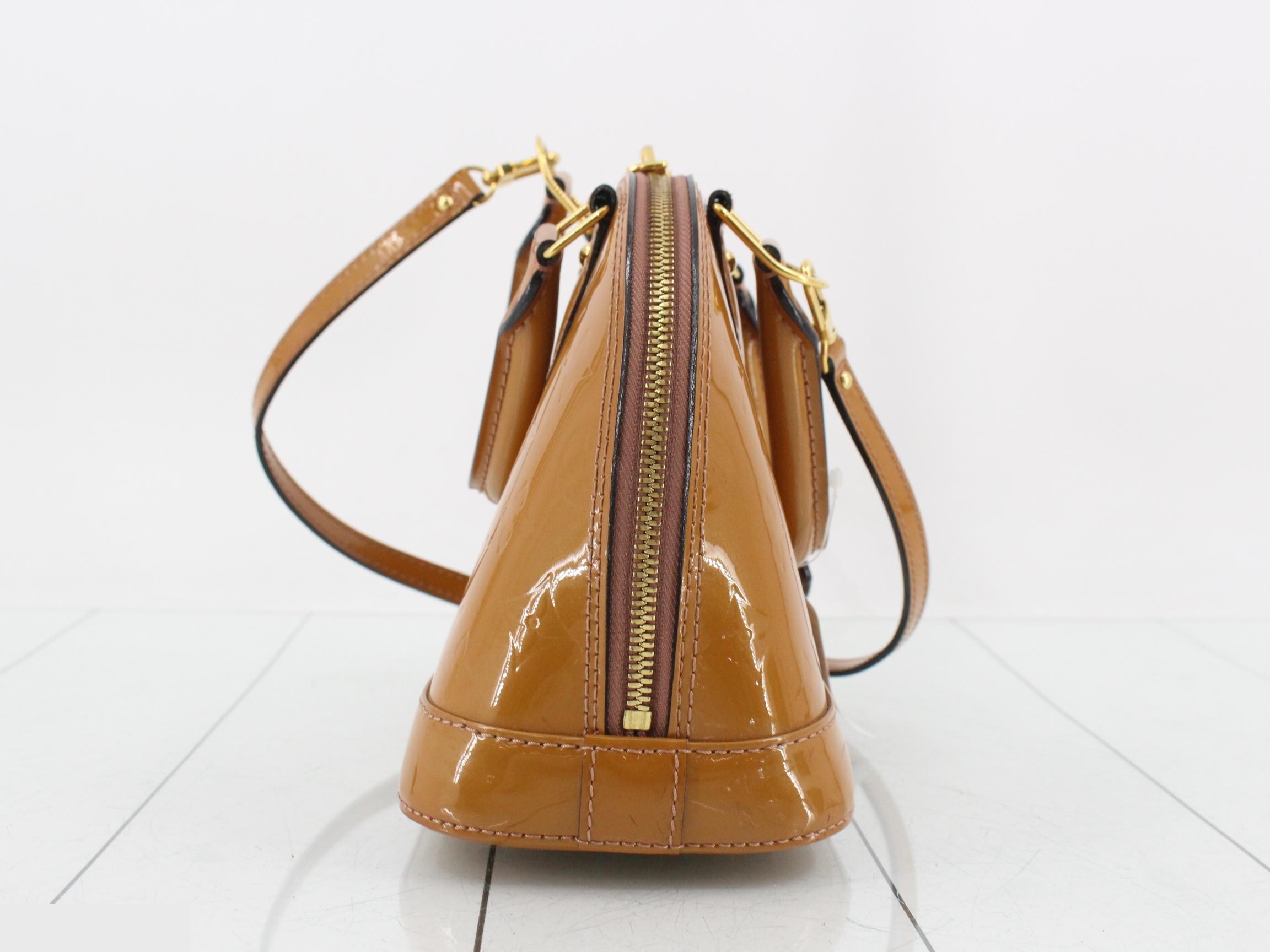 Vernis Alma BB 2-way handbag, Rose Velour — view 4