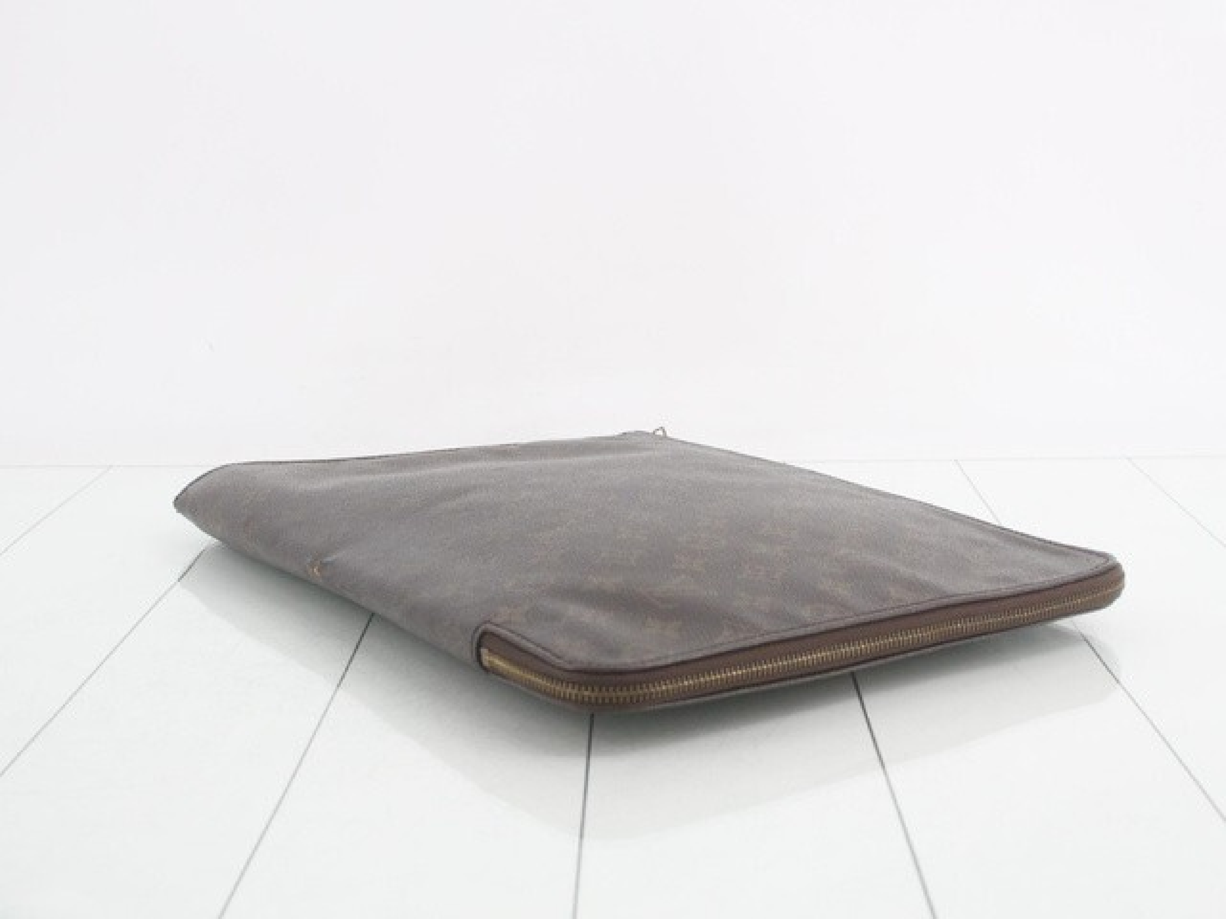 LV Monogram Pochette Document Clutch Bag — view 4
