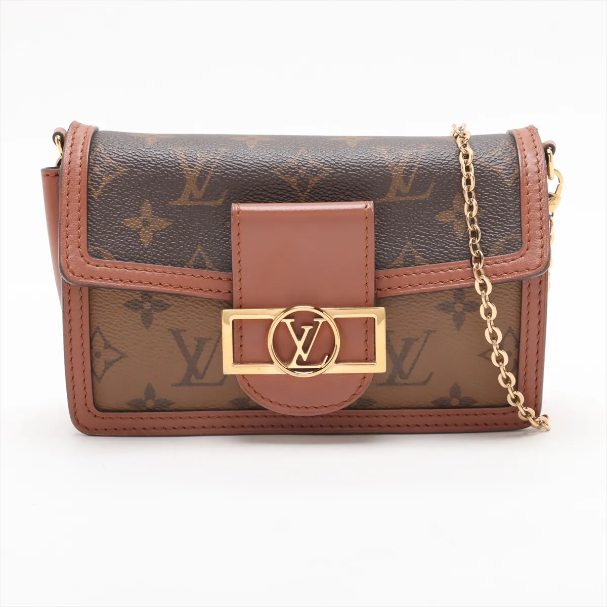Monogram Reverse Portefeuille Dauphine M68746 Brown (RFID detected)