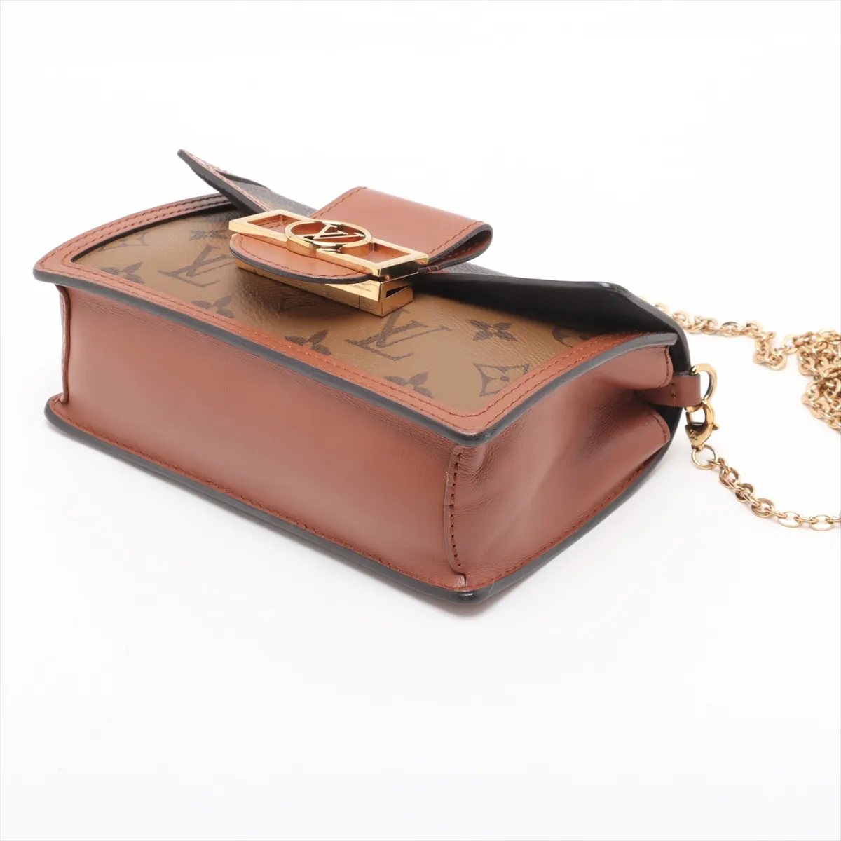 Monogram Reverse Portefeuille Dauphine M68746 Brown (RFID detected) — view 3