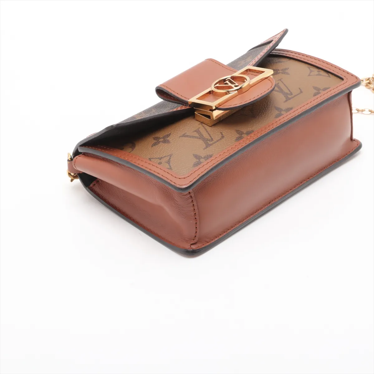 Monogram Reverse Portefeuille Dauphine M68746 Brown (RFID detected) — view 4
