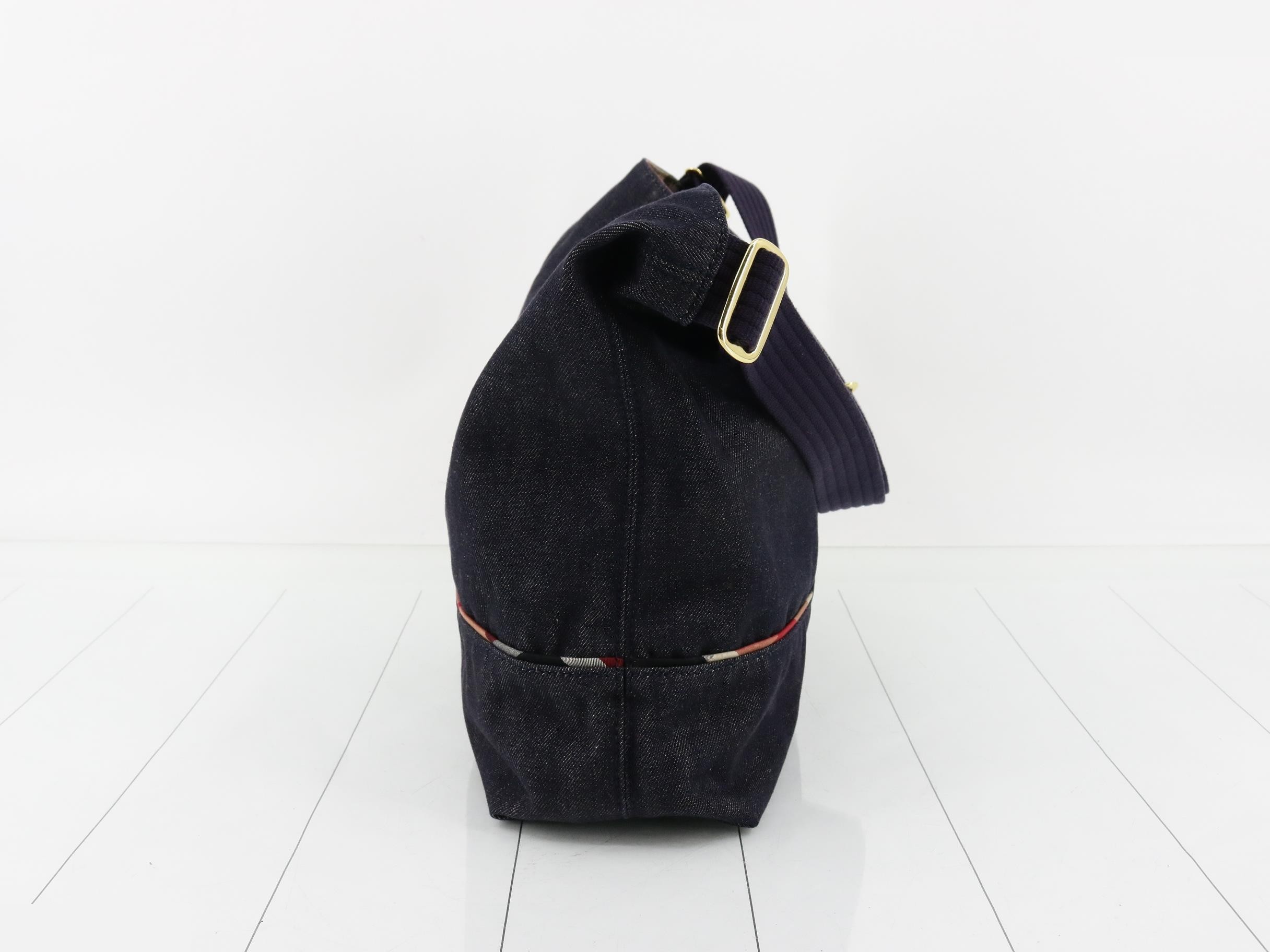 Denim shoulder bag — view 3
