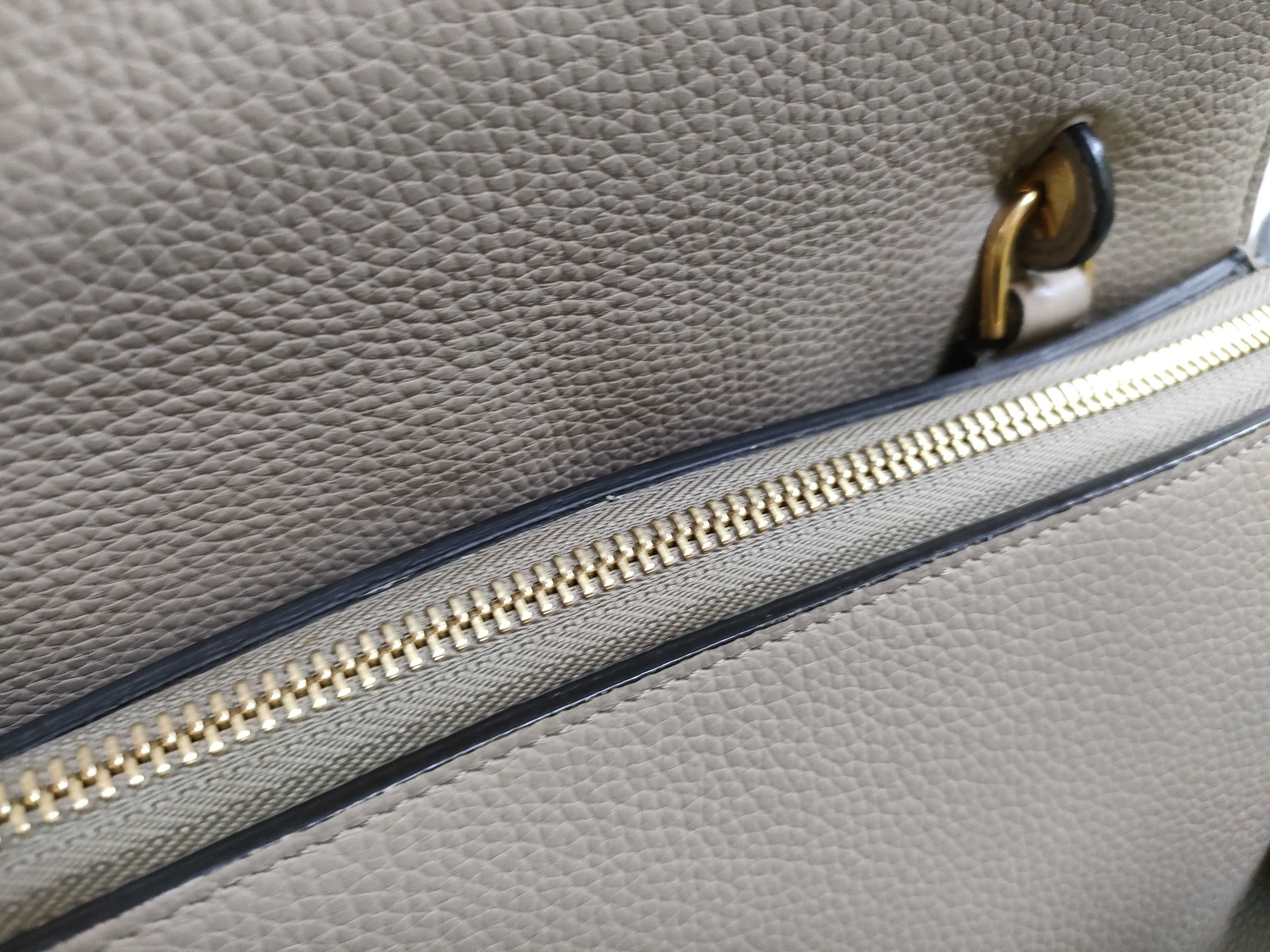 Belt Bag Mini Leather 2-Way Handbag Beige Handbag — view 8