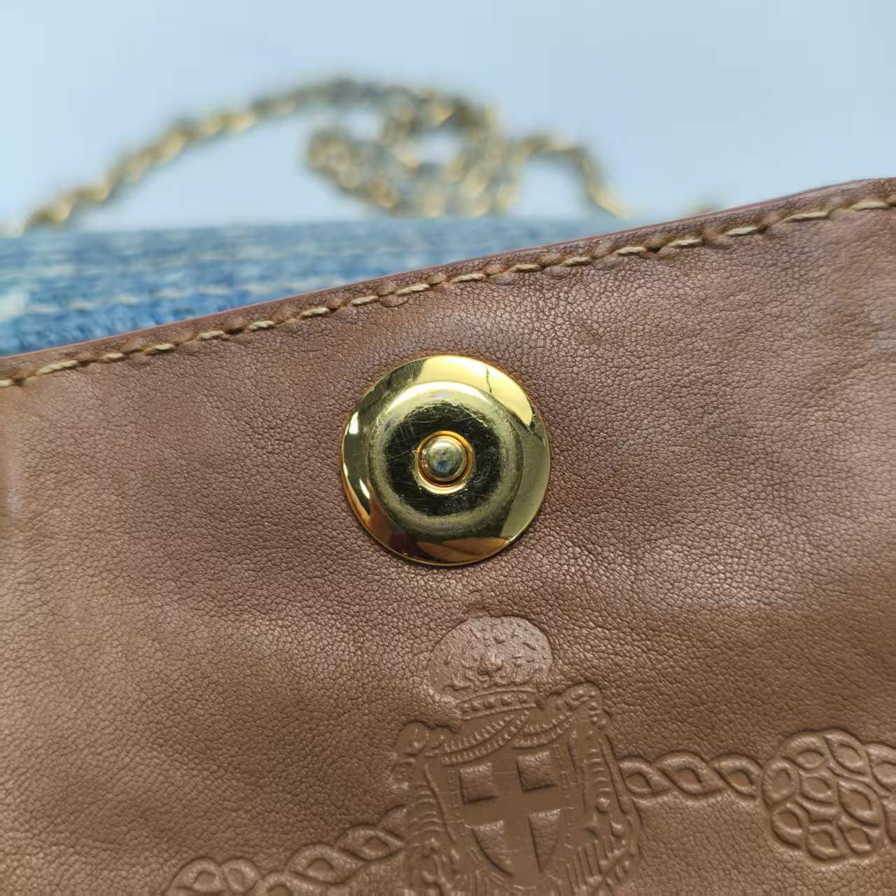 【*Shipped from: China*】PRADA Linen Shoulder Bag — view 14