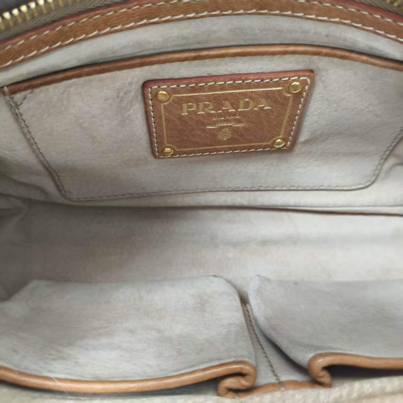 【*Shipped from: China*】PRADA Linen Shoulder Bag — view 8