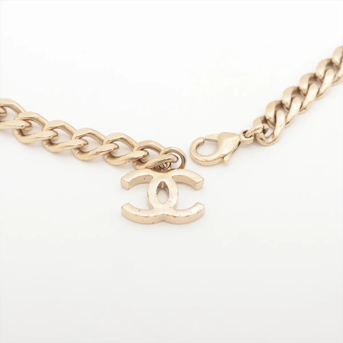 Cocomark B23P Choker GP x Rhinestone x Leather Gold — view 4