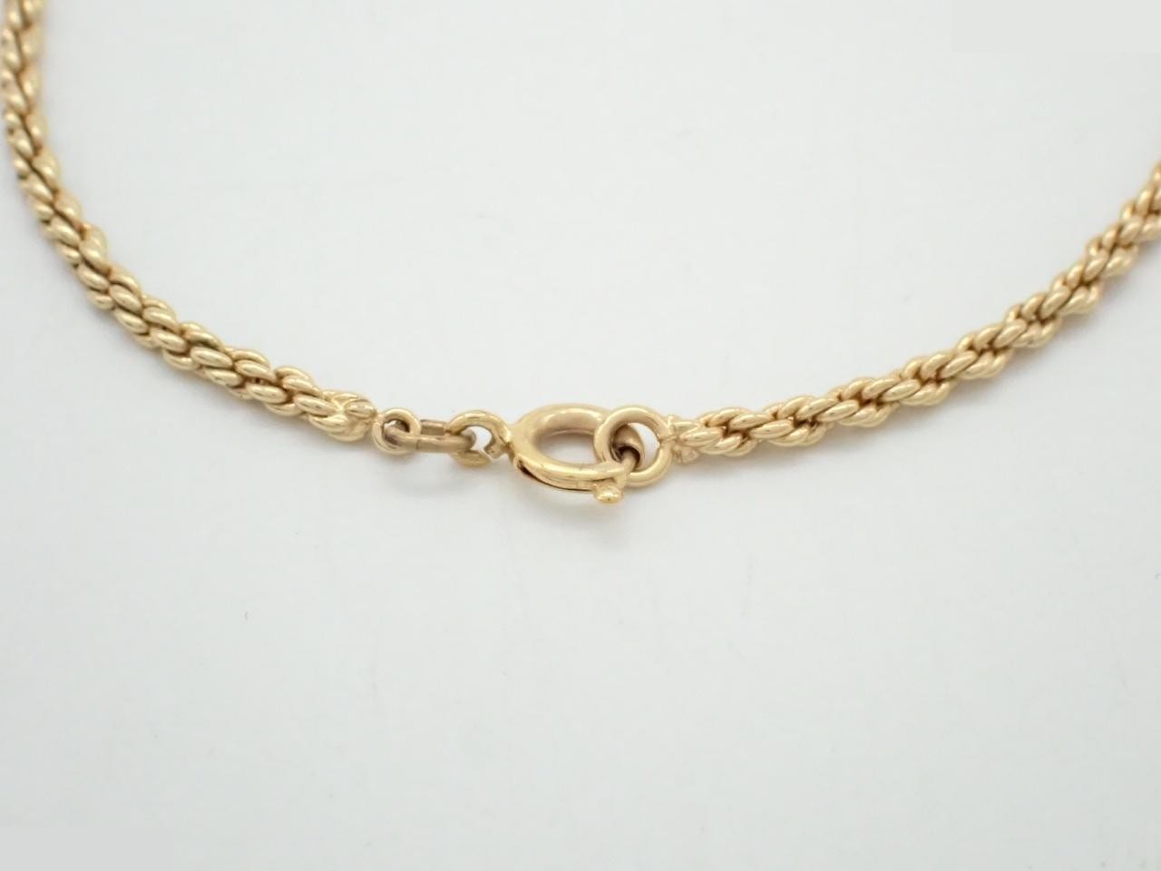 Circle logo bracelet, gold color — view 3