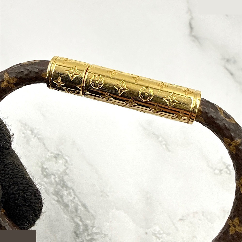 LV Confidential Bracelet, Monogram, Gold Hardware — view 2