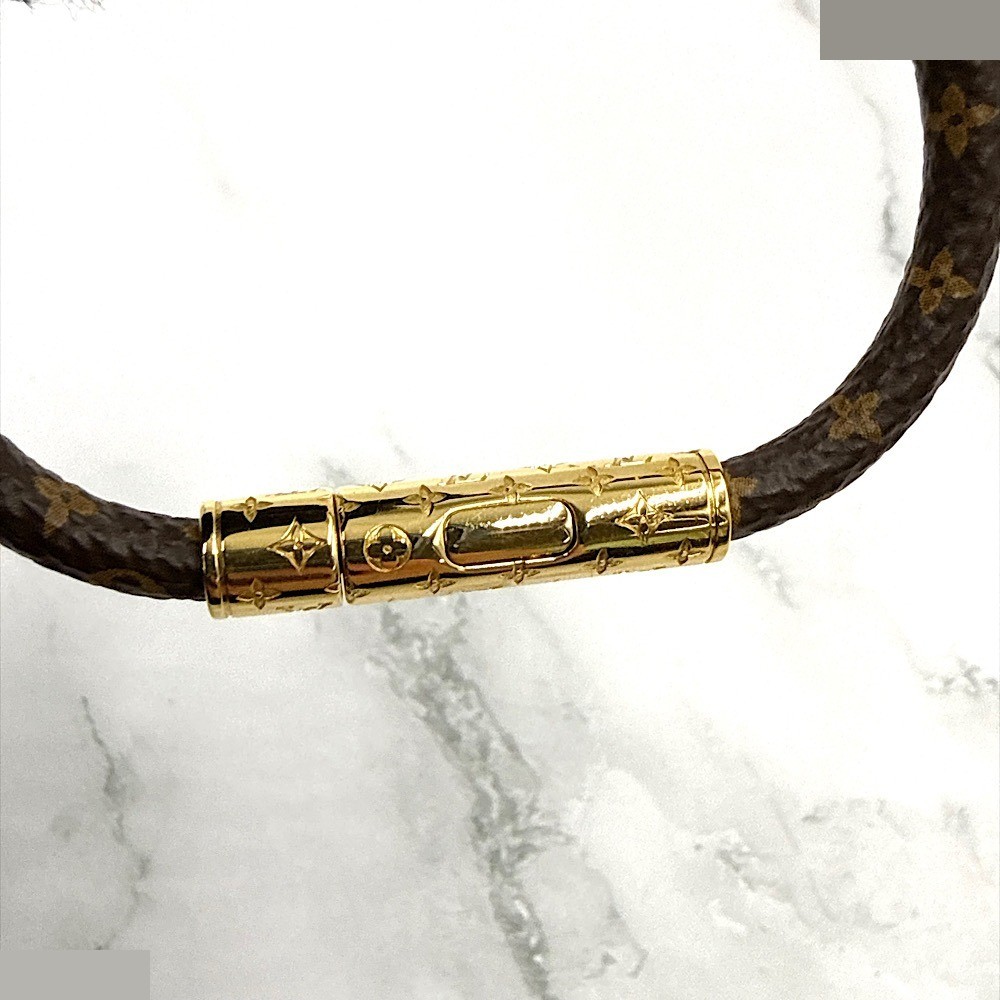LV Confidential Bracelet, Monogram, Gold Hardware — view 3