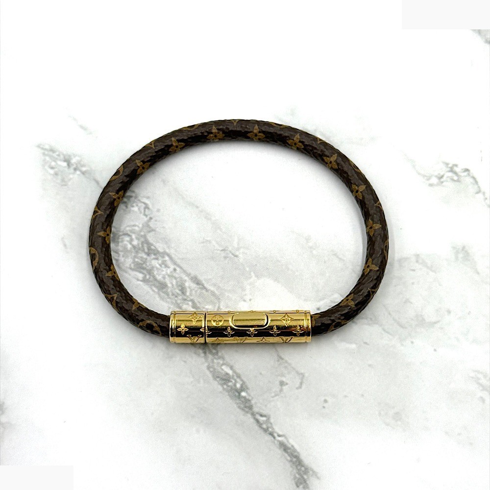 LV Confidential Bracelet, Monogram, Gold Hardware — view 4