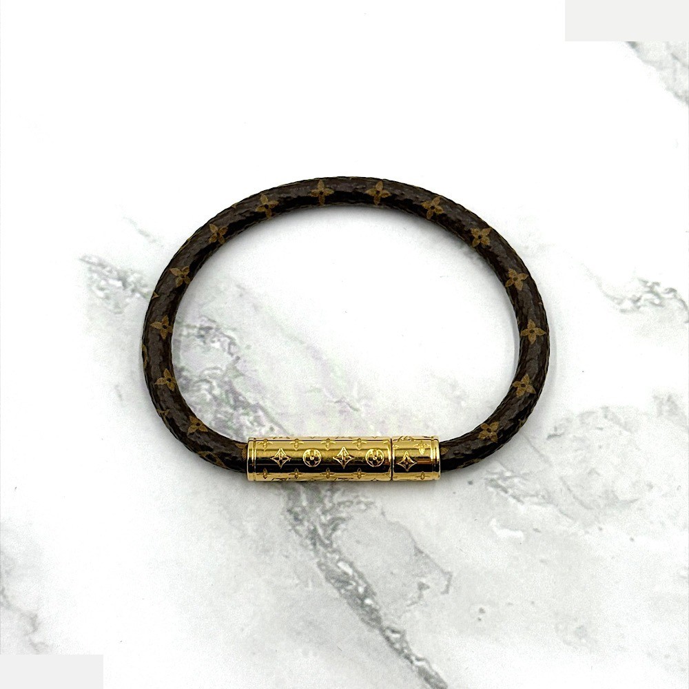 LV Confidential Bracelet, Monogram, Gold Hardware — view 5