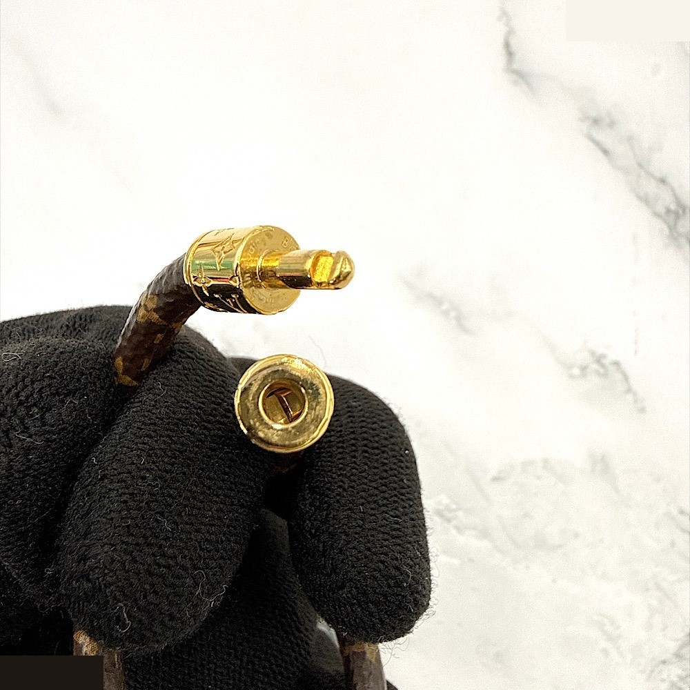 LV Confidential Bracelet, Monogram, Gold Hardware — view 7