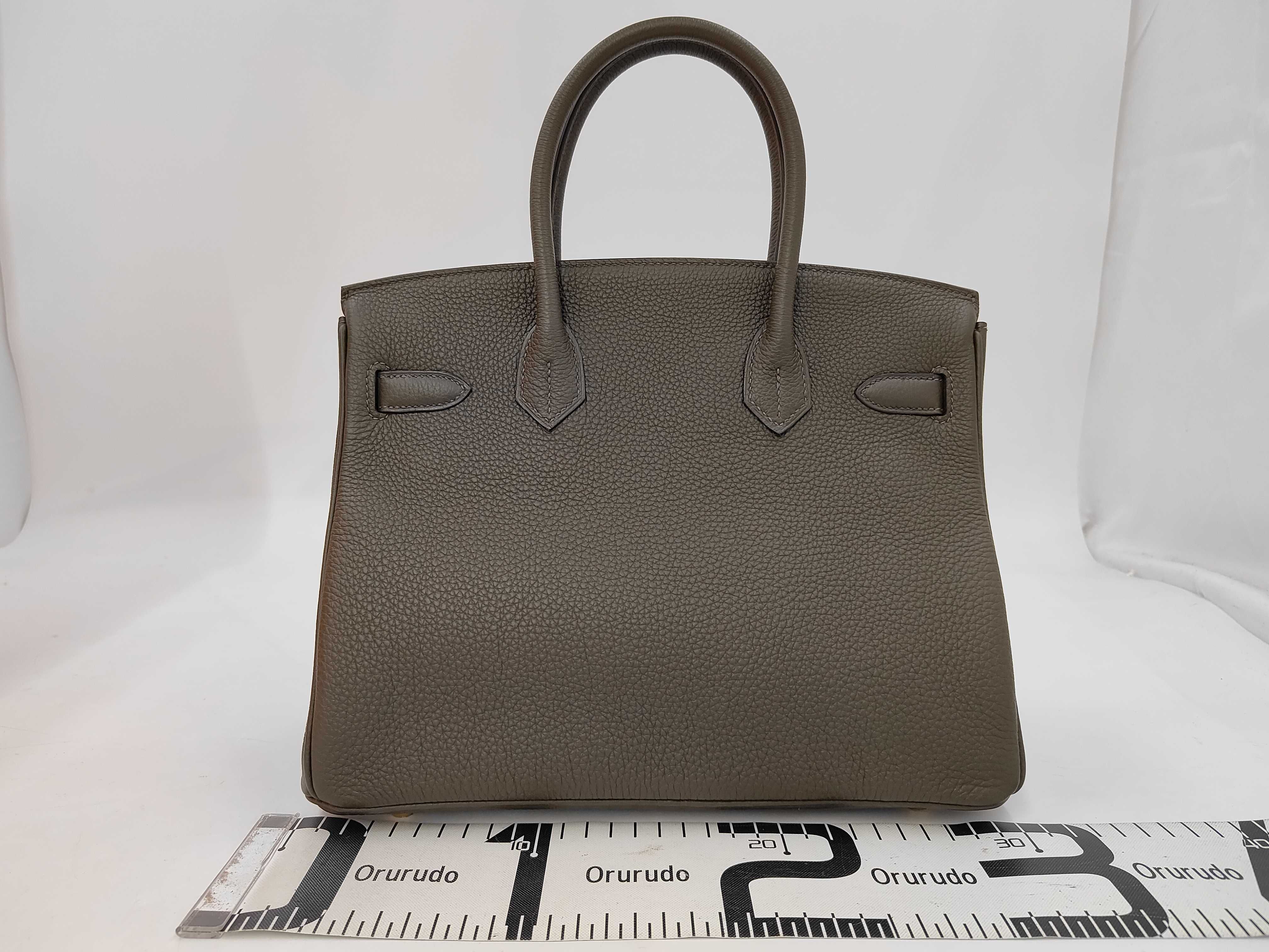 Birkin 30, B stamp, gold hardware, Eucalyptus handbag — view 2