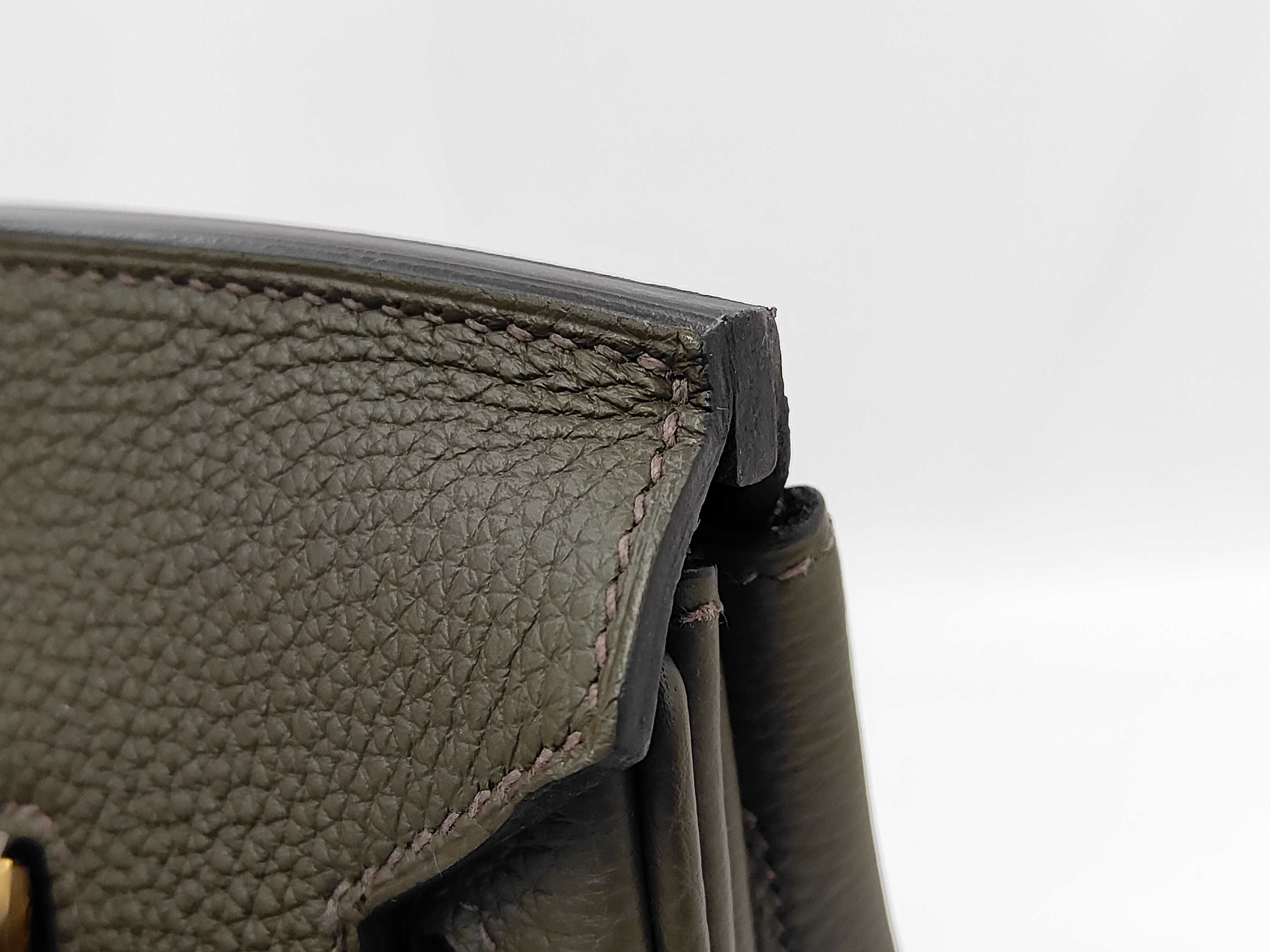 Birkin 30, B stamp, gold hardware, Eucalyptus handbag — view 8
