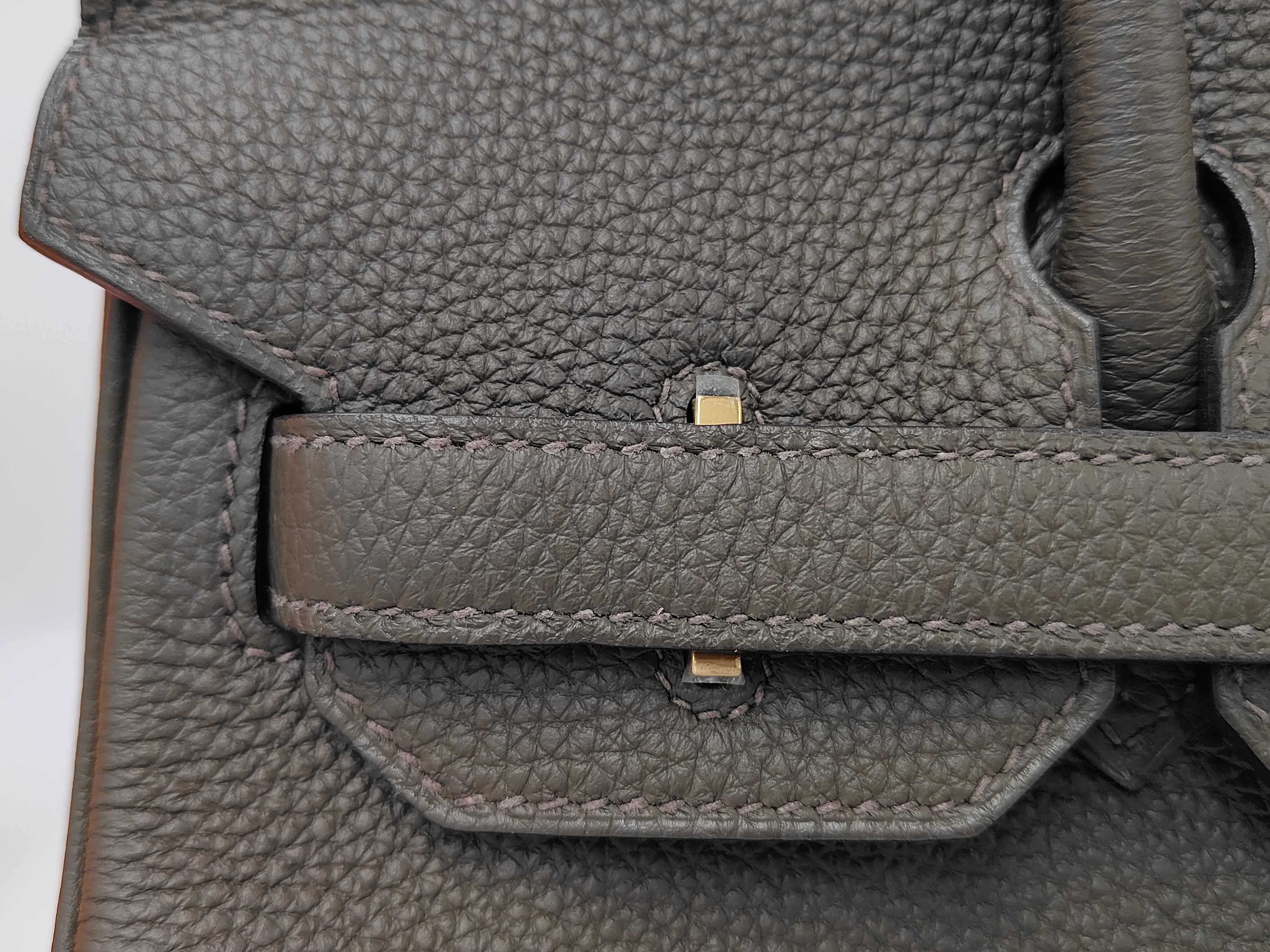 Birkin 30, B stamp, gold hardware, Eucalyptus handbag — view 9