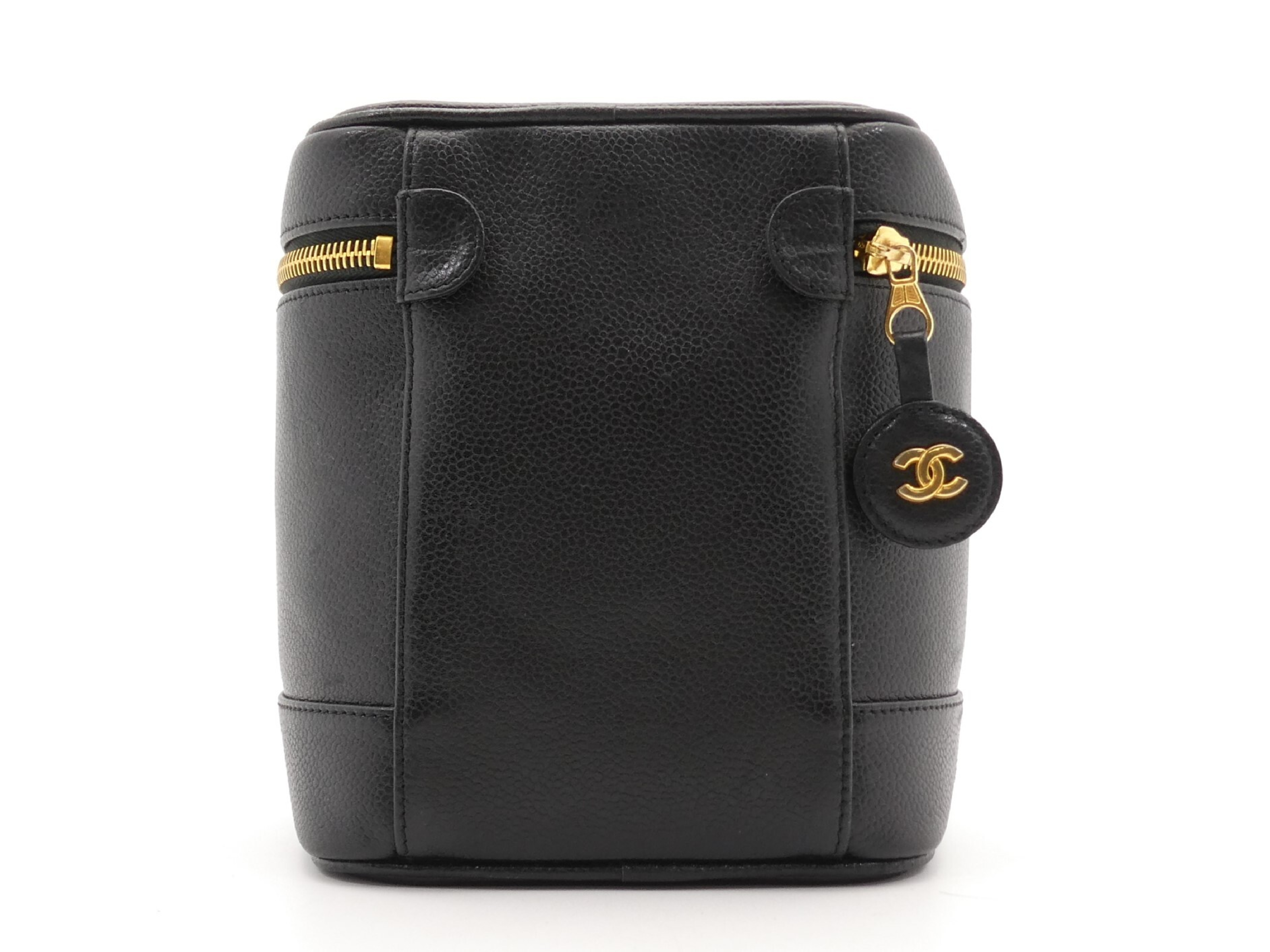 Coco Mark Caviar Skin Vanity Bag — view 2