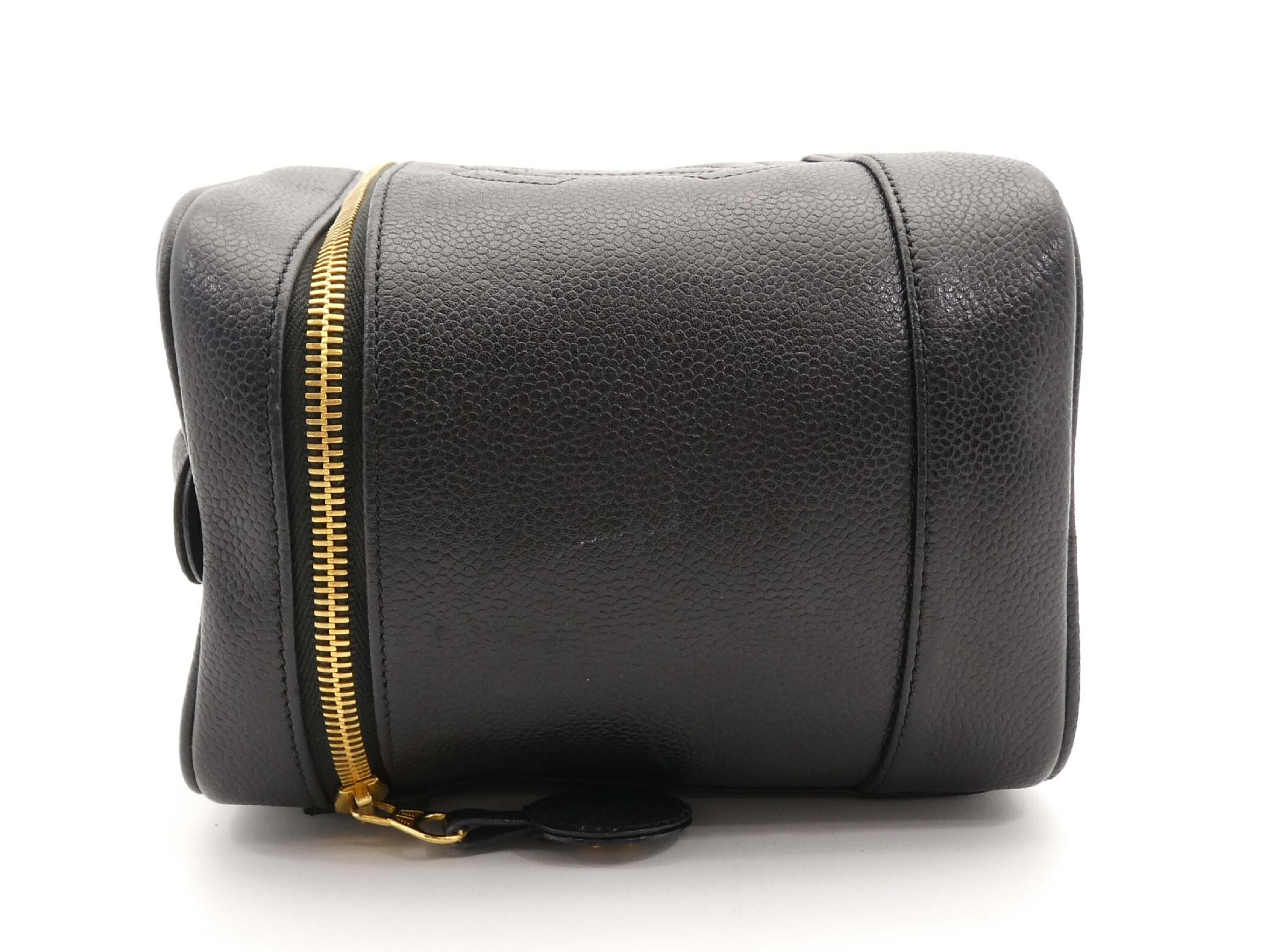 Coco Mark Caviar Skin Vanity Bag — view 3