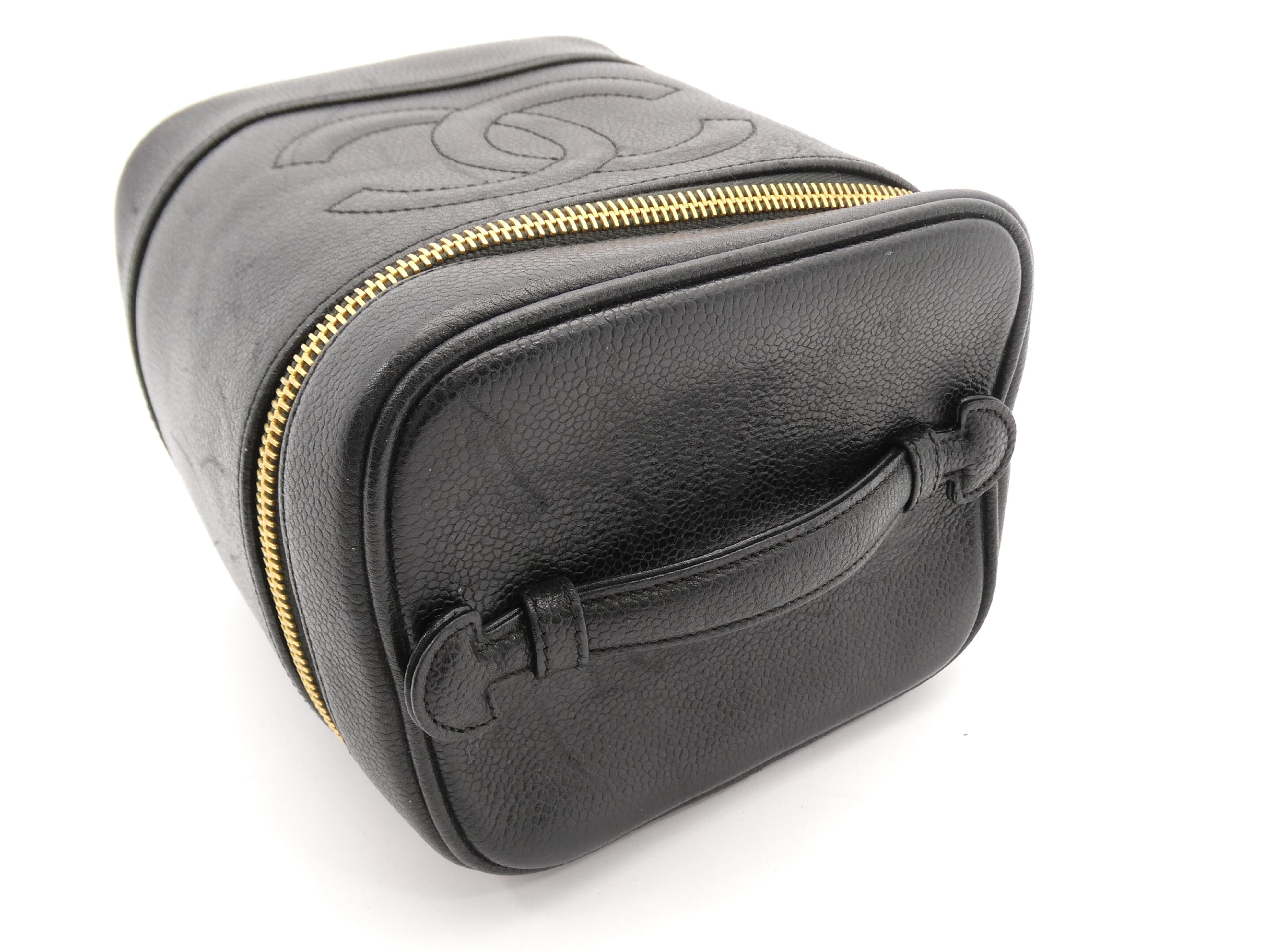Coco Mark Caviar Skin Vanity Bag — view 6