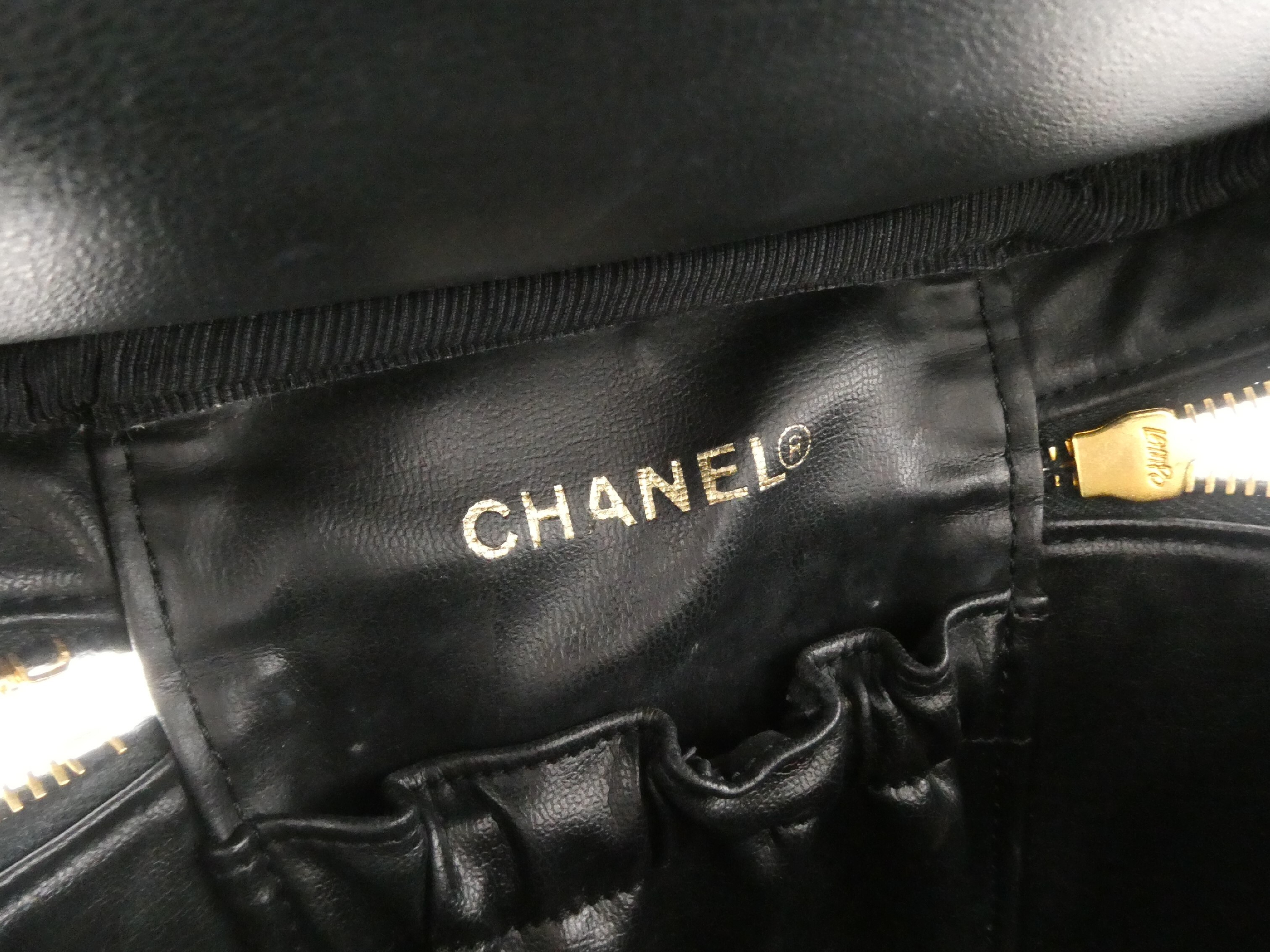 Coco Mark Caviar Skin Vanity Bag — view 8