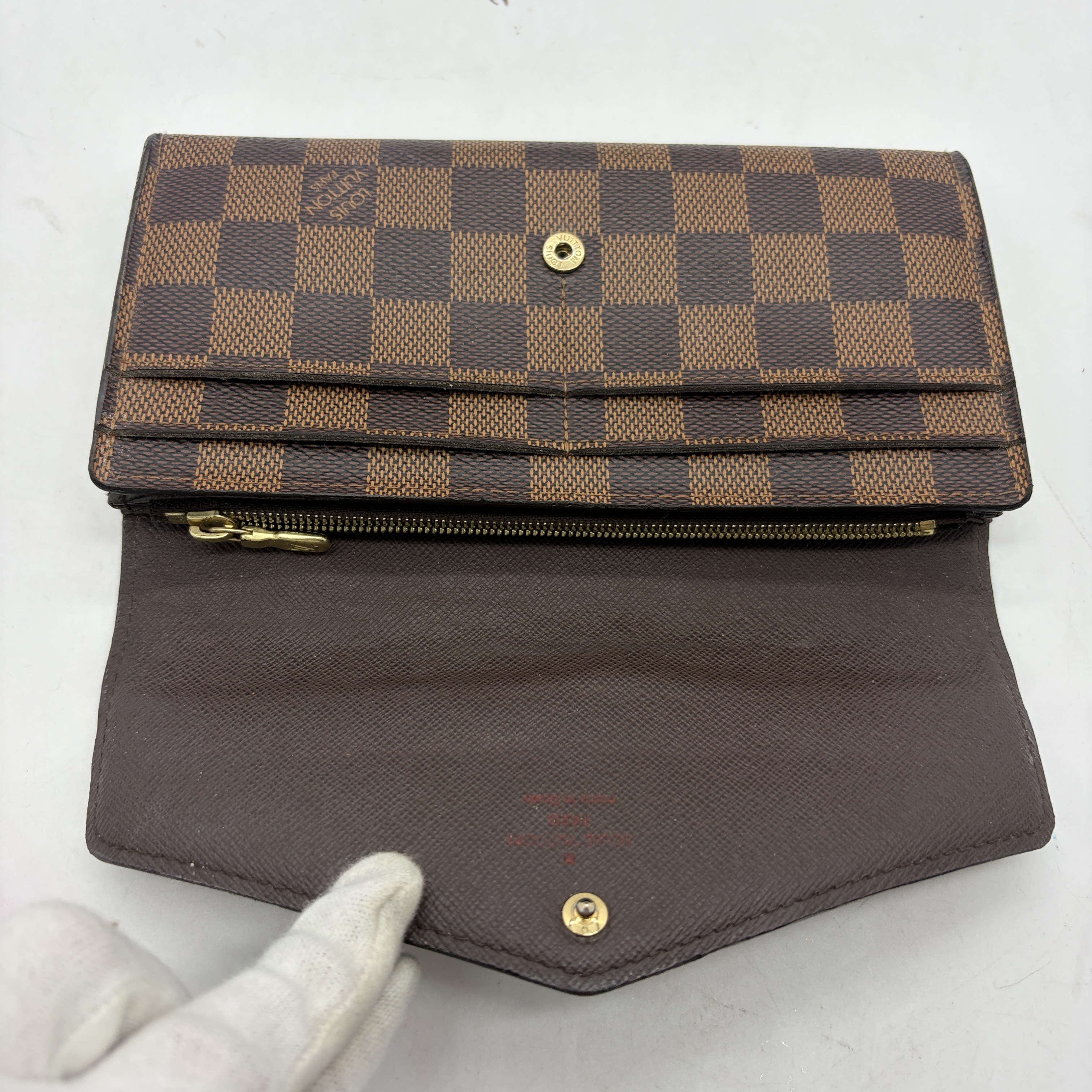 Damier Long Wallet — view 6