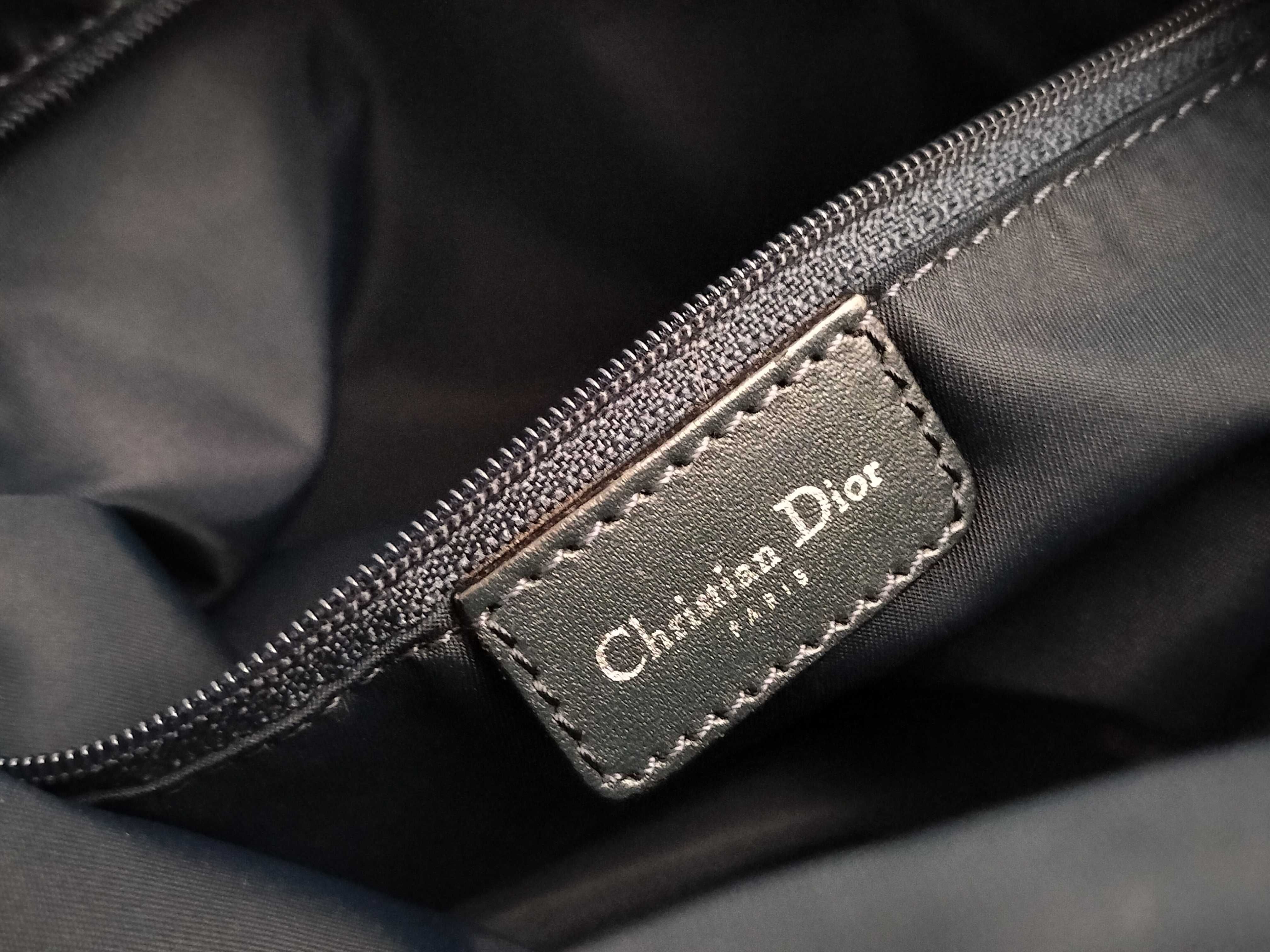 Trotter Dior Shoulder Bag Canvas Navy Trotter Shoulder Bag — view 12
