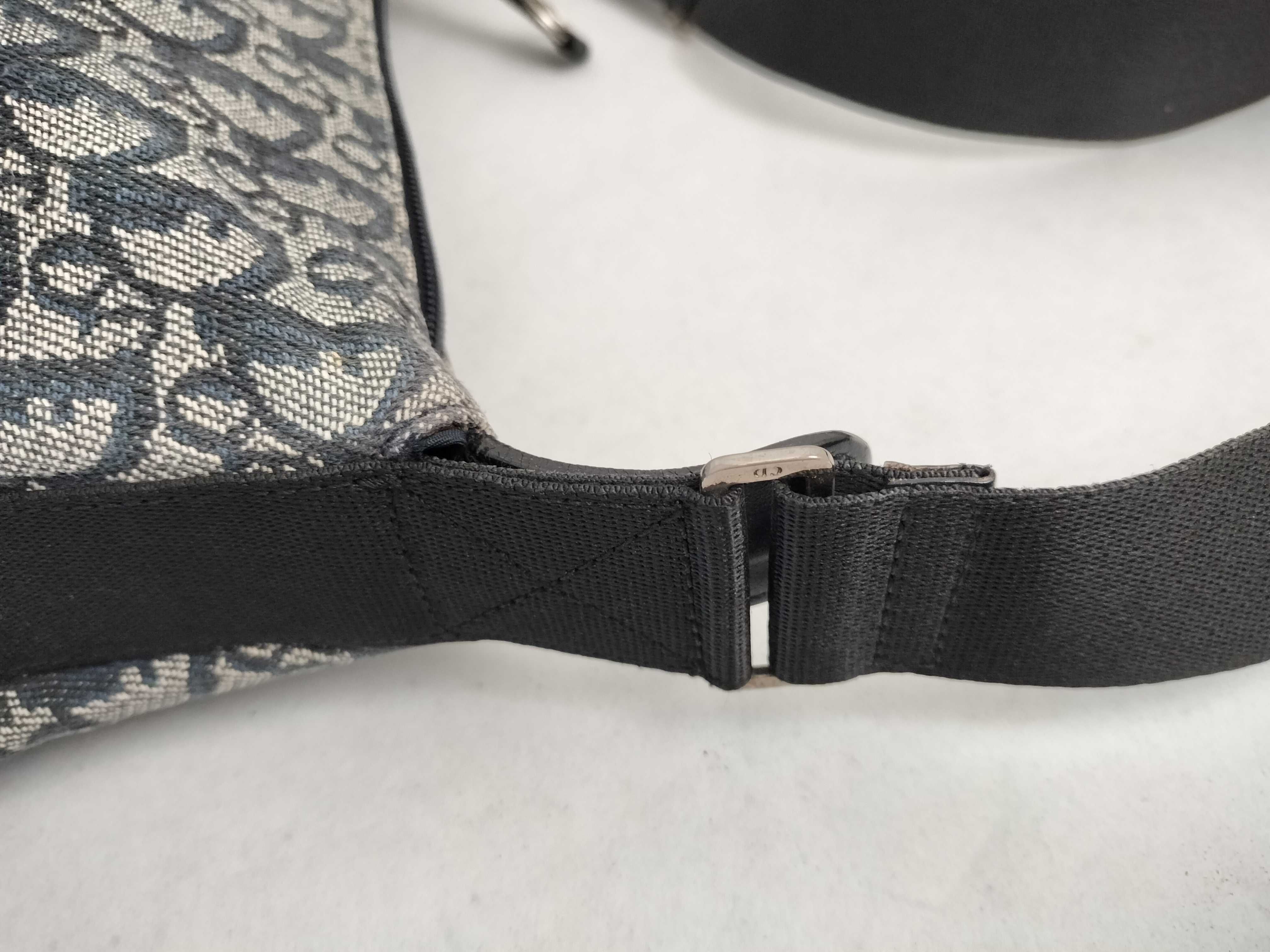 Trotter Dior Shoulder Bag Canvas Navy Trotter Shoulder Bag — view 5