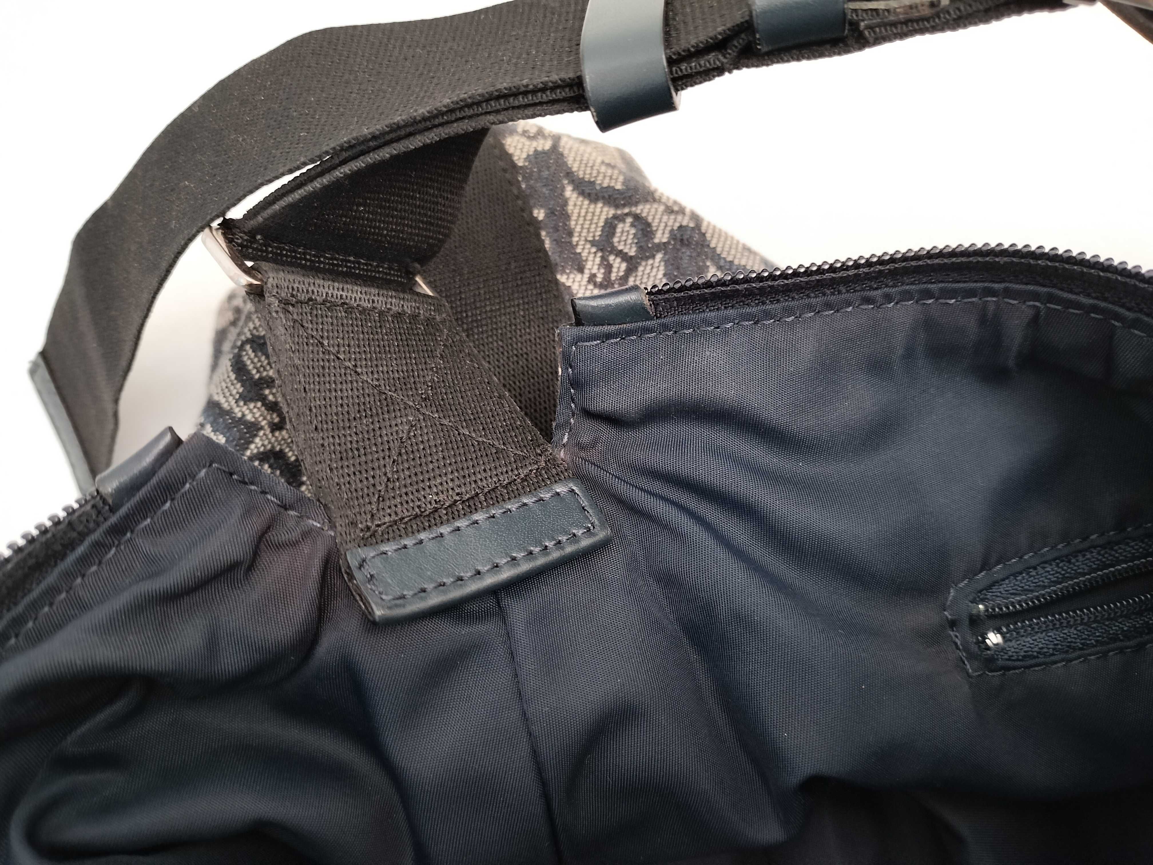 Trotter Dior Shoulder Bag Canvas Navy Trotter Shoulder Bag — view 9