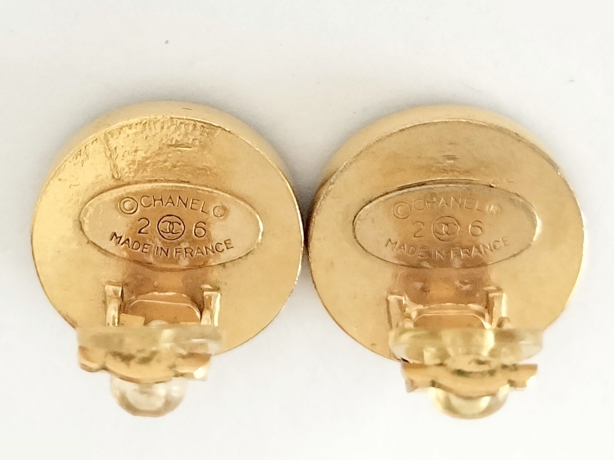 Coco Black Gold Earrings — view 2