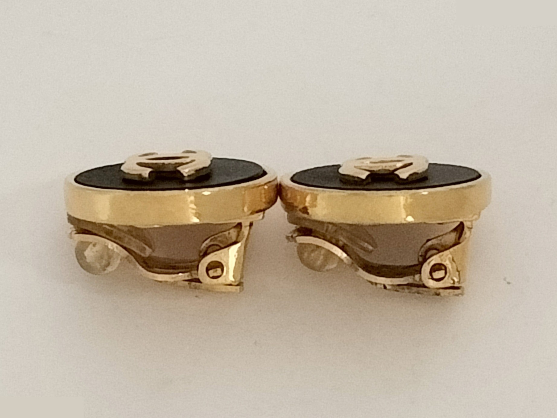 Coco Black Gold Earrings — view 5