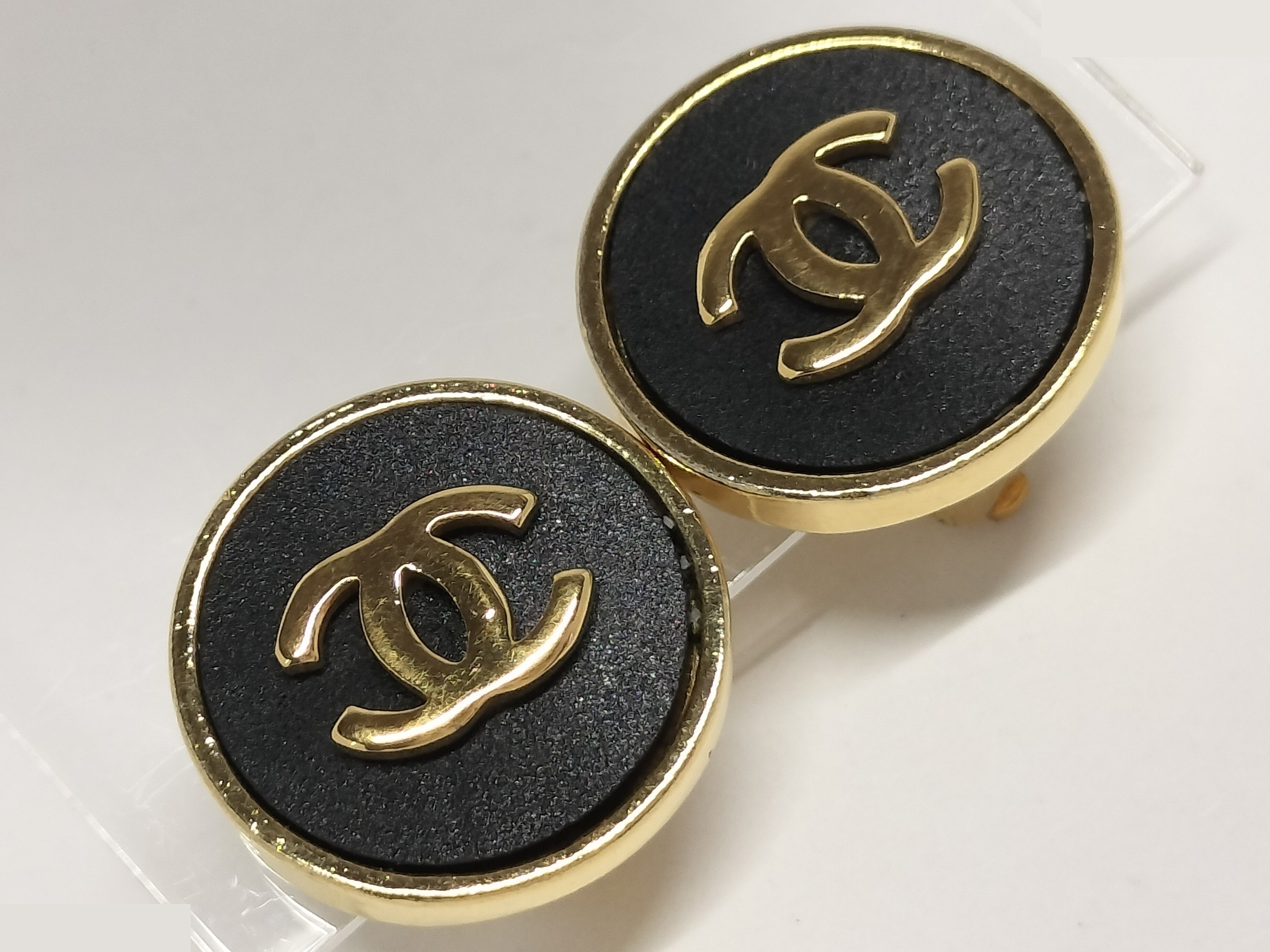 Coco Black Gold Earrings — view 6