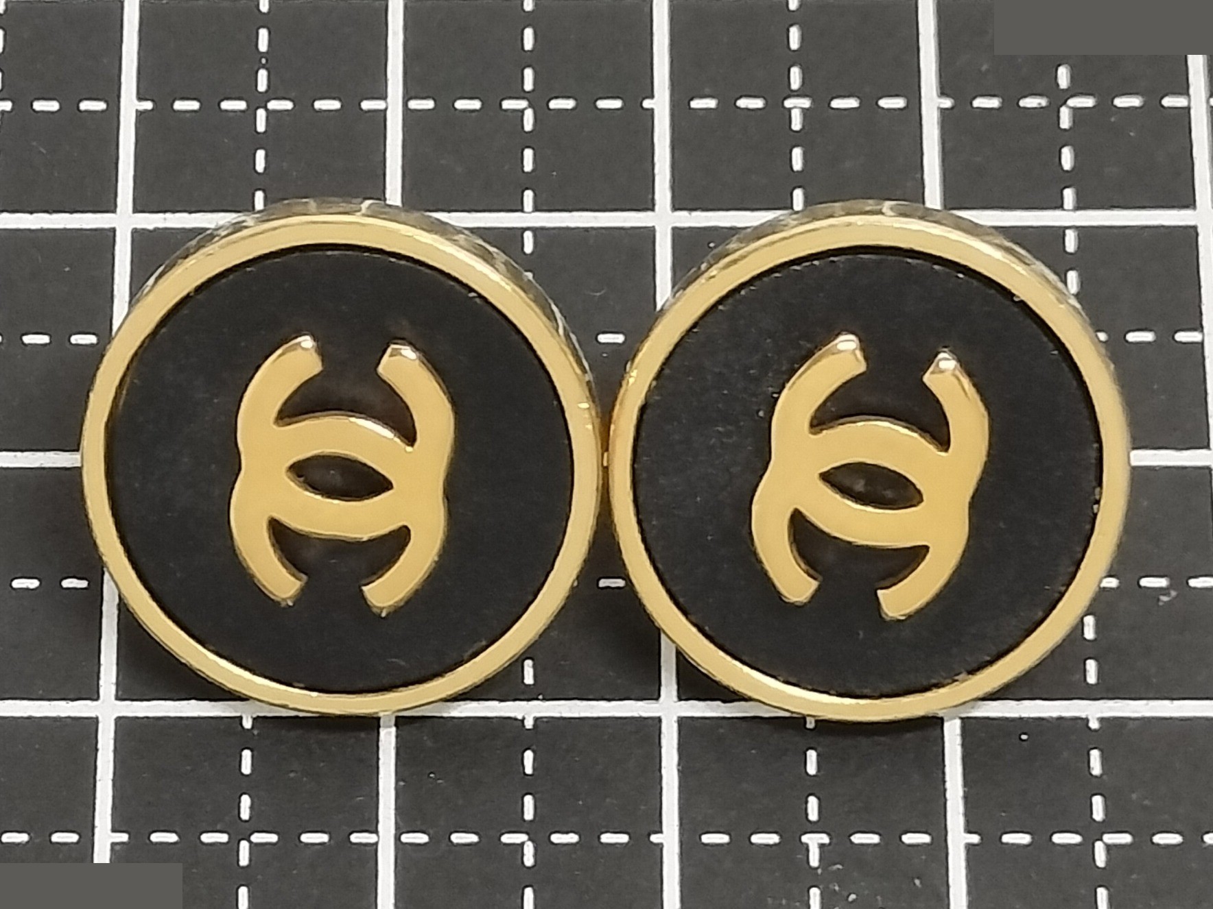 Coco Black Gold Earrings — view 7