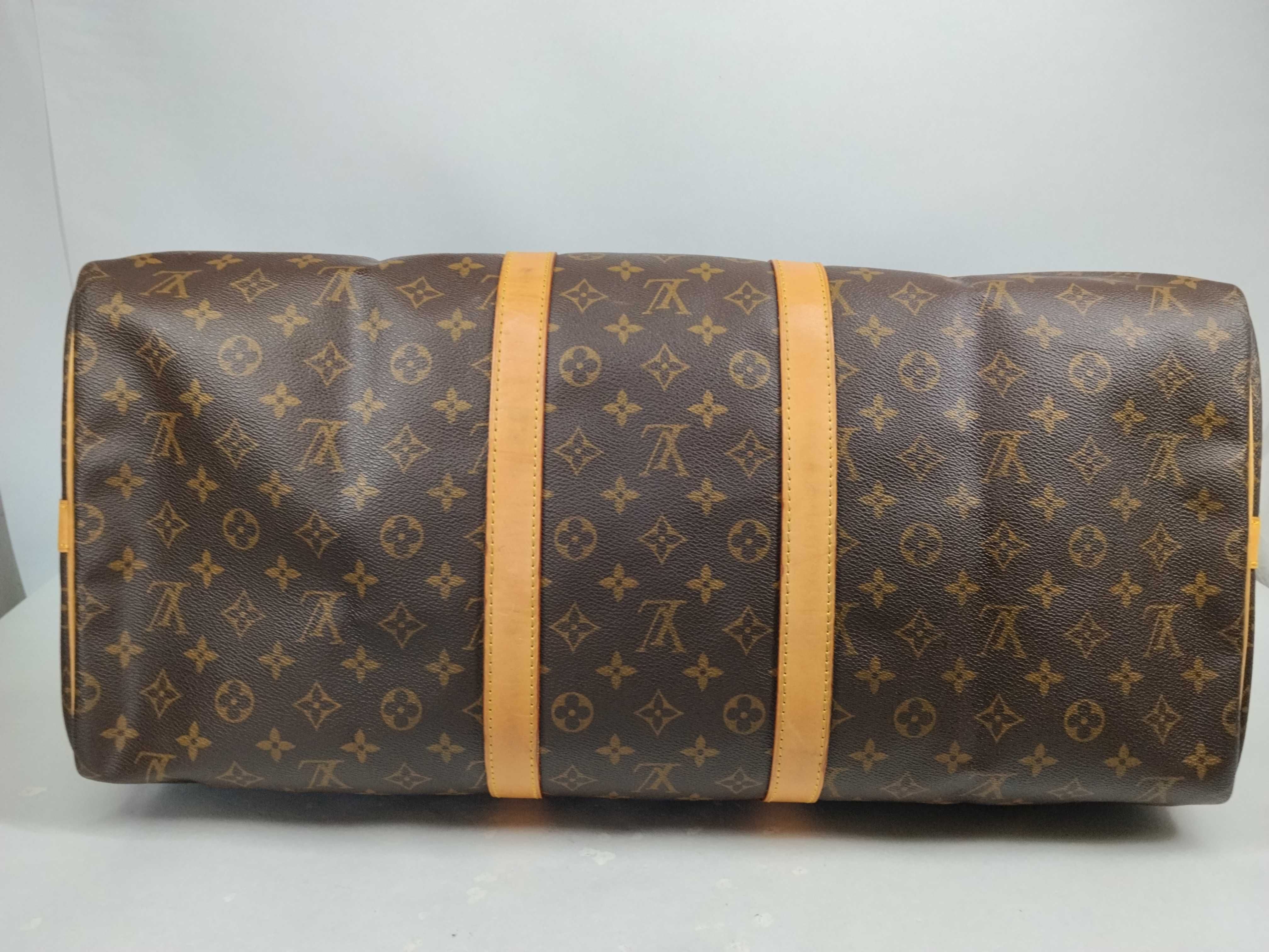 Monogram M41414 Keepall Bandoulière 55 Boston Bag — view 11