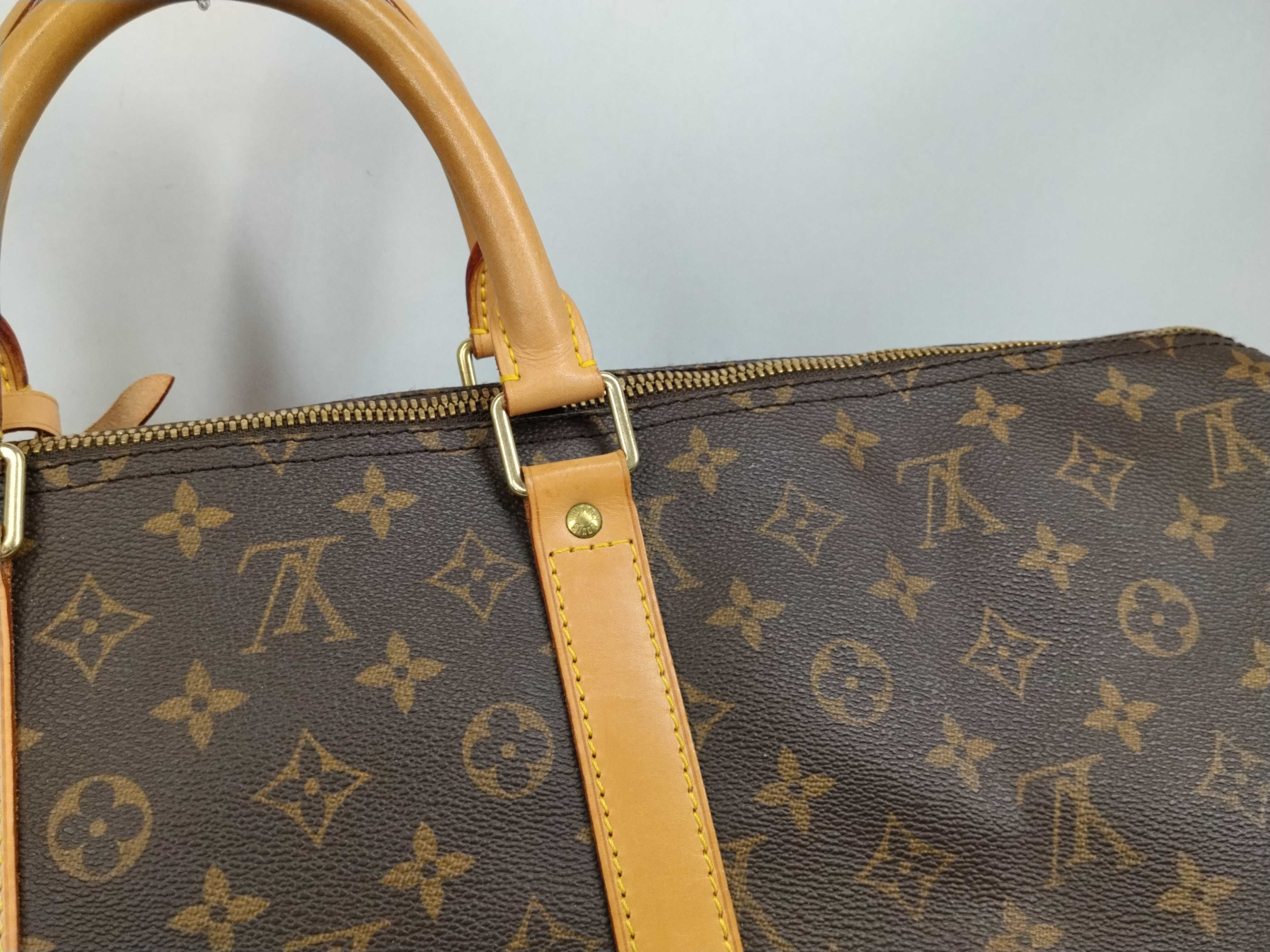 Monogram M41414 Keepall Bandoulière 55 Boston Bag — view 3