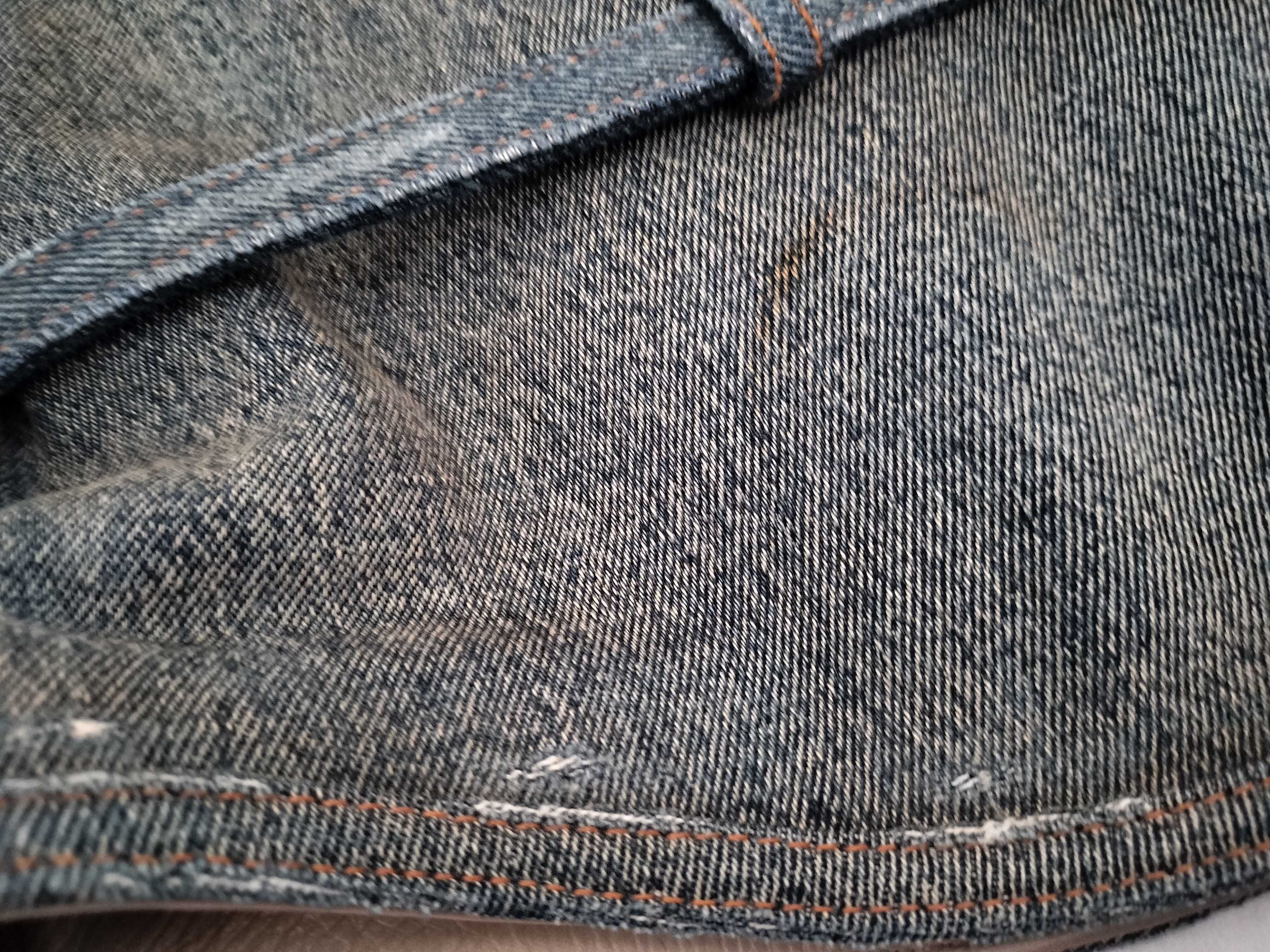 Voyeux Medium Denim Shoulder Bag, Blue — view 15