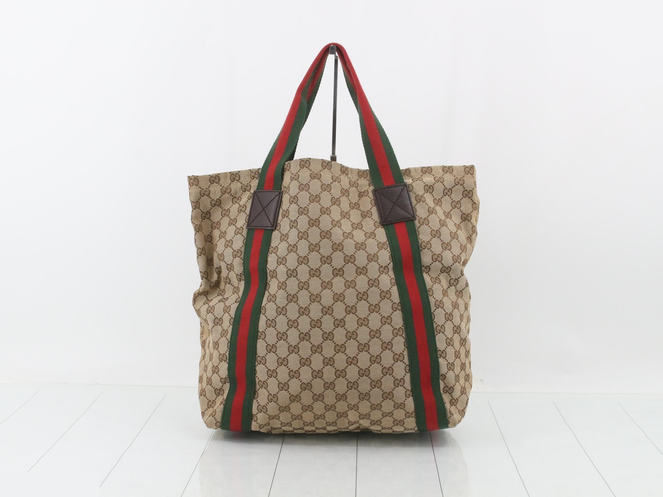 GG Canvas Sherry Line Tote Bag — view 2