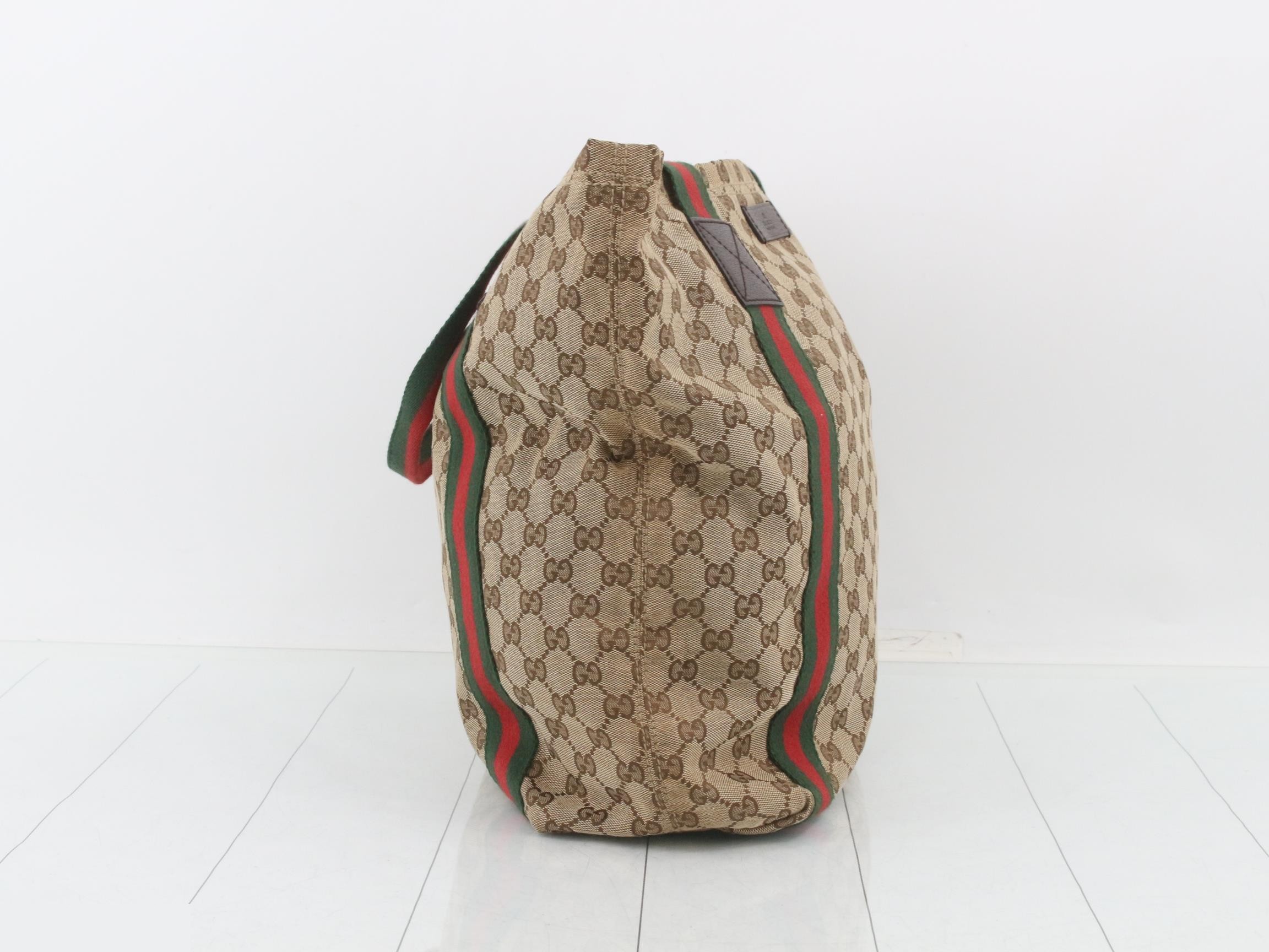 GG Canvas Sherry Line Tote Bag — view 4