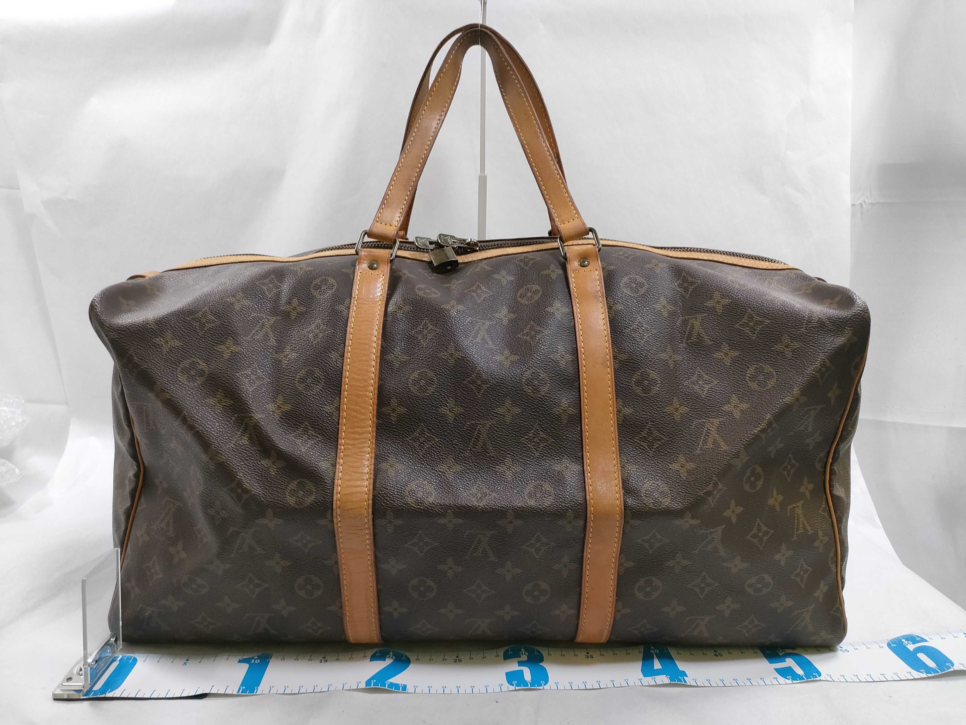 Monogram Louis Vuitton Monogram Saxophone 55 M41622 842 Boston Bag — view 2