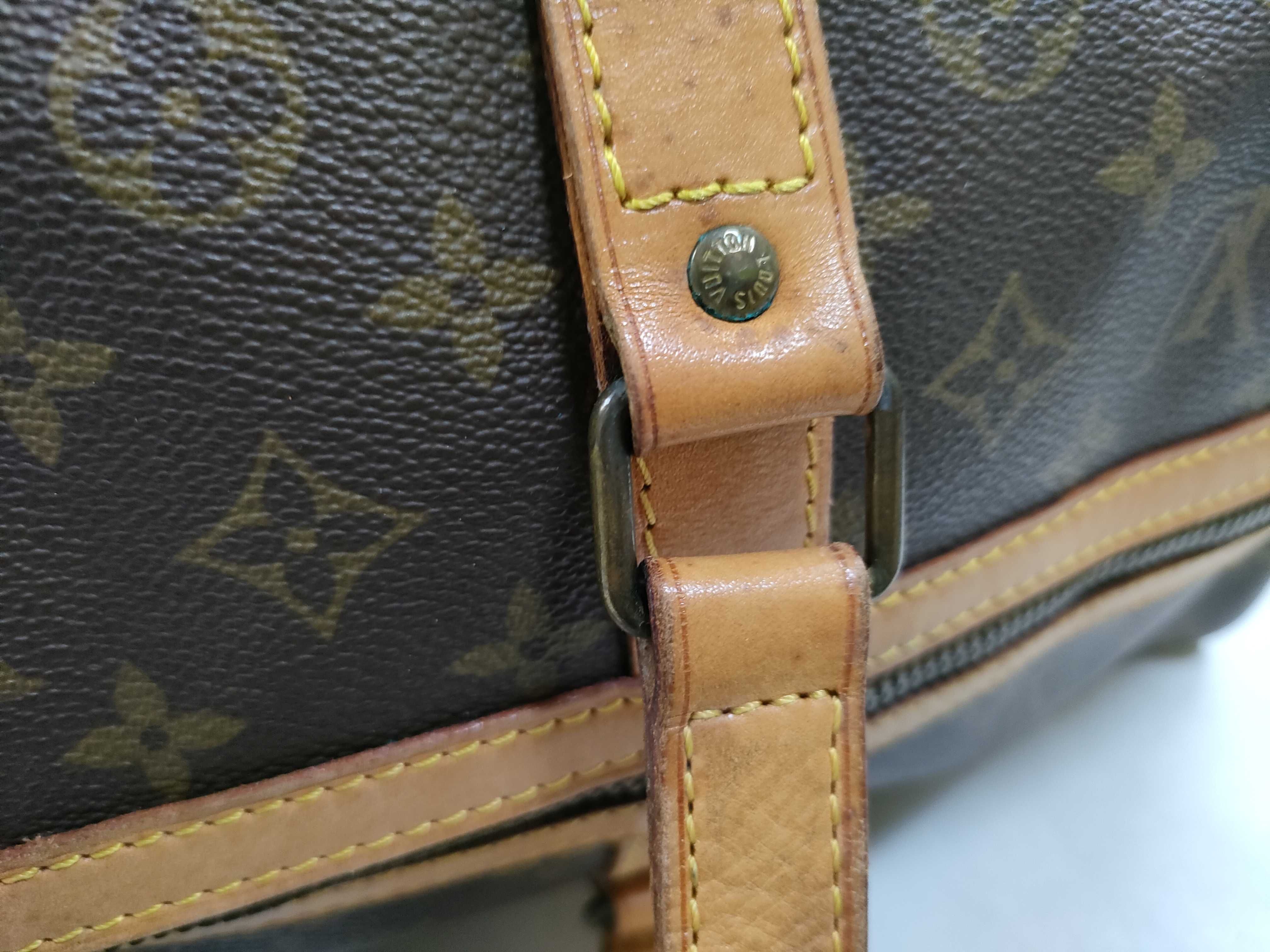 Monogram Louis Vuitton Monogram Saxophone 55 M41622 842 Boston Bag — view 5