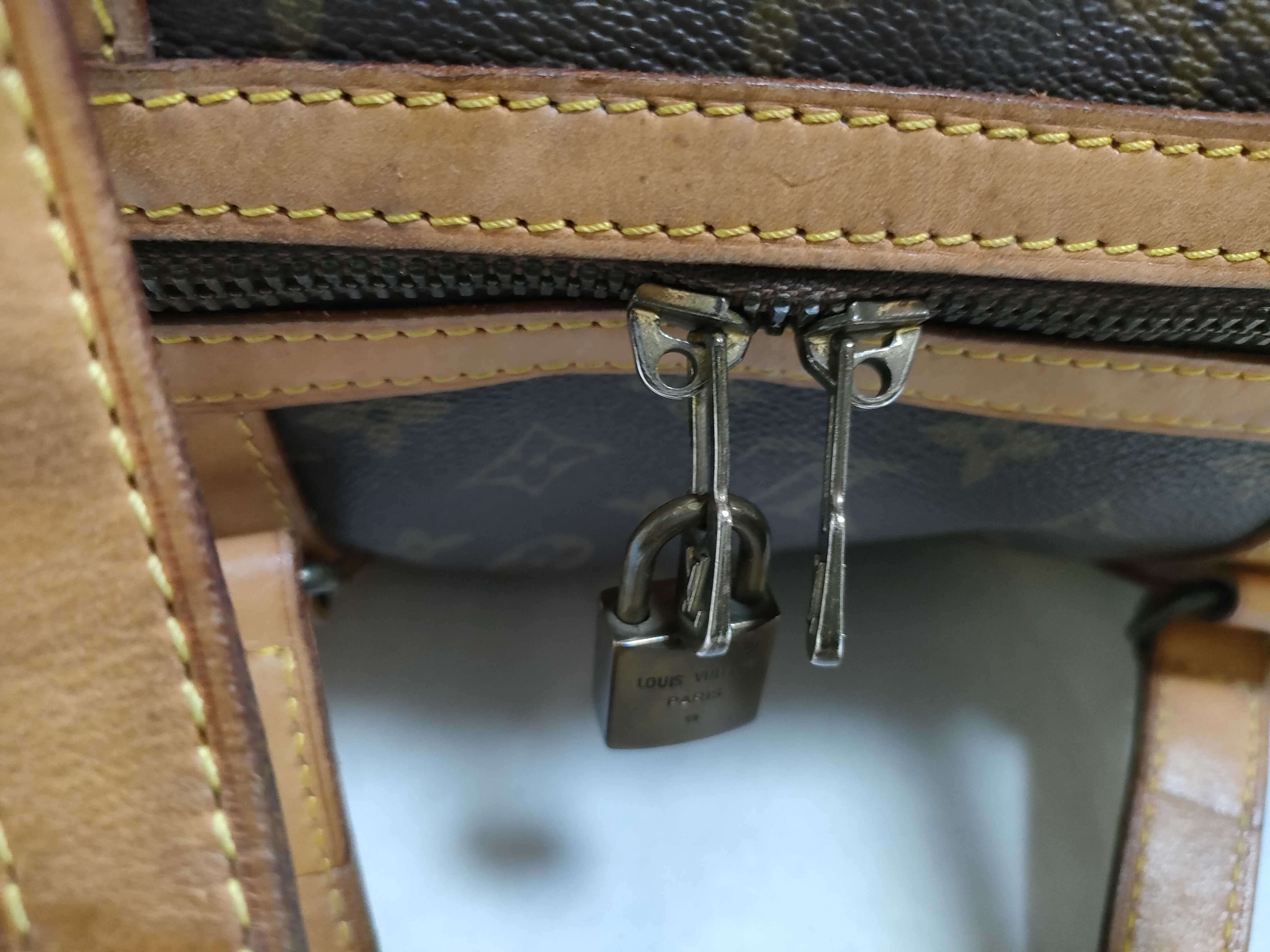Monogram Louis Vuitton Monogram Saxophone 55 M41622 842 Boston Bag — view 7