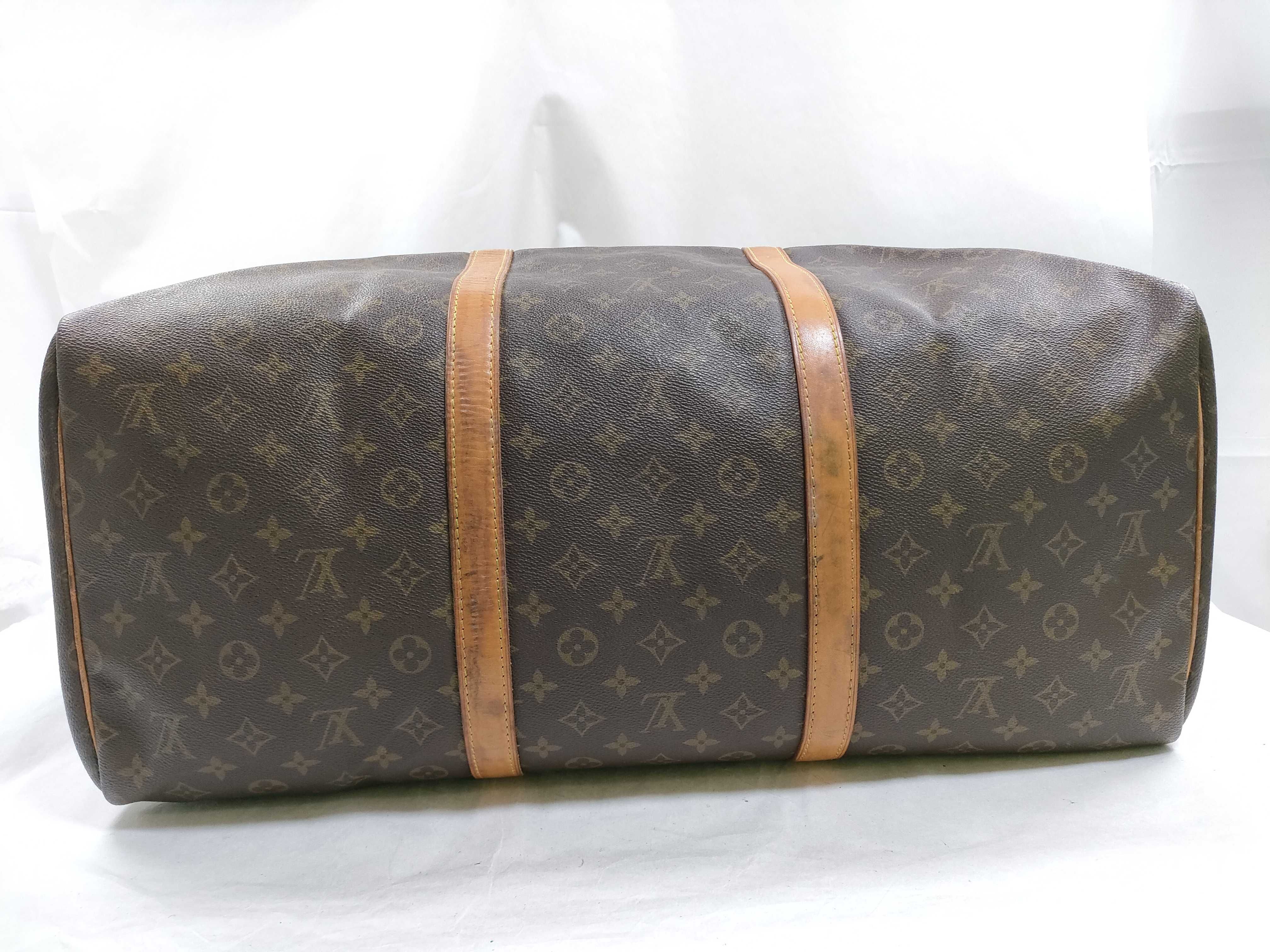 Monogram Louis Vuitton Monogram Saxophone 55 M41622 842 Boston Bag — view 9