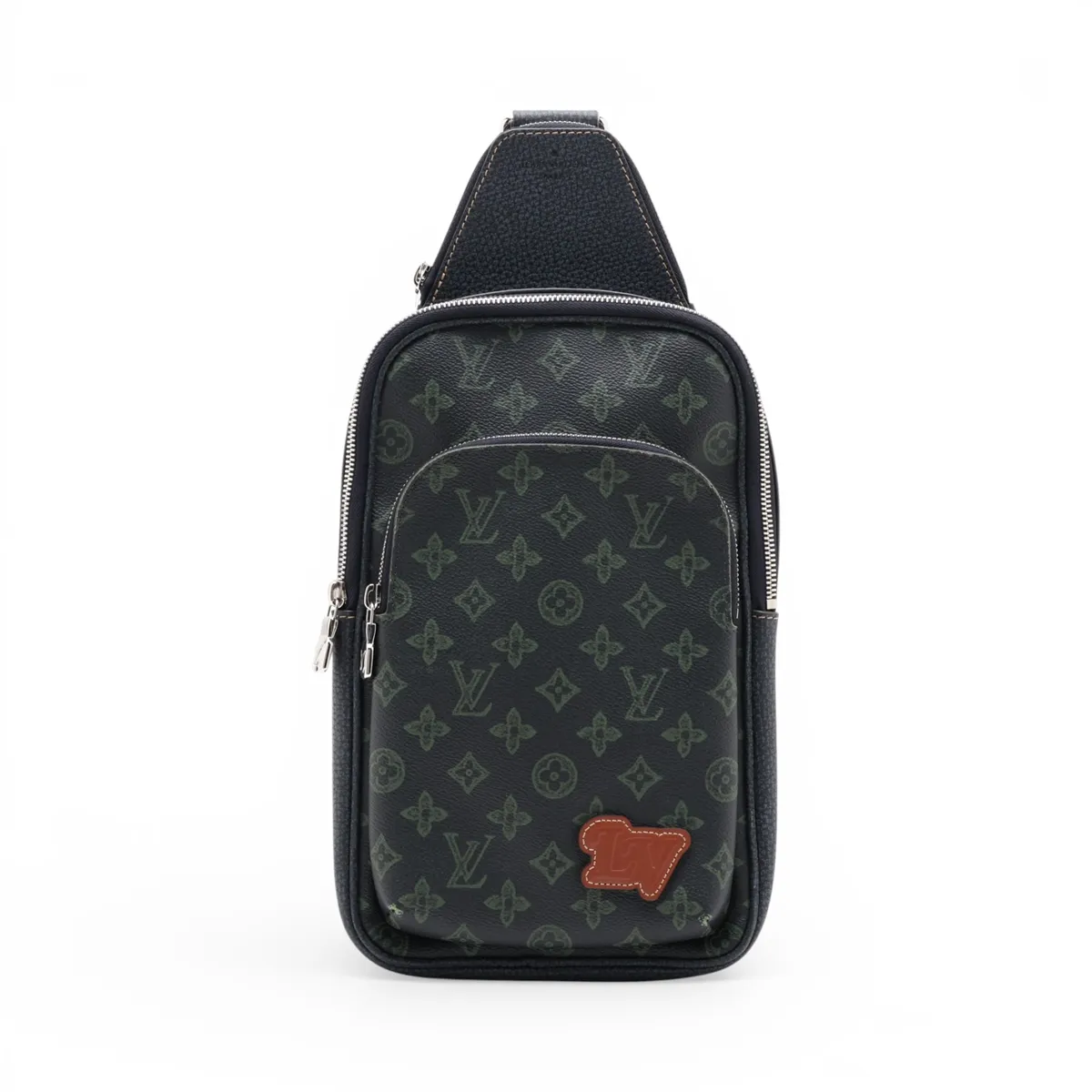 Monogram Avenue Sling Bag M46344 Black (RFID detected)