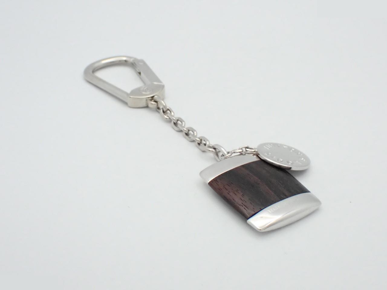 LV Portefeuille Bois Keychain Keyring — view 2