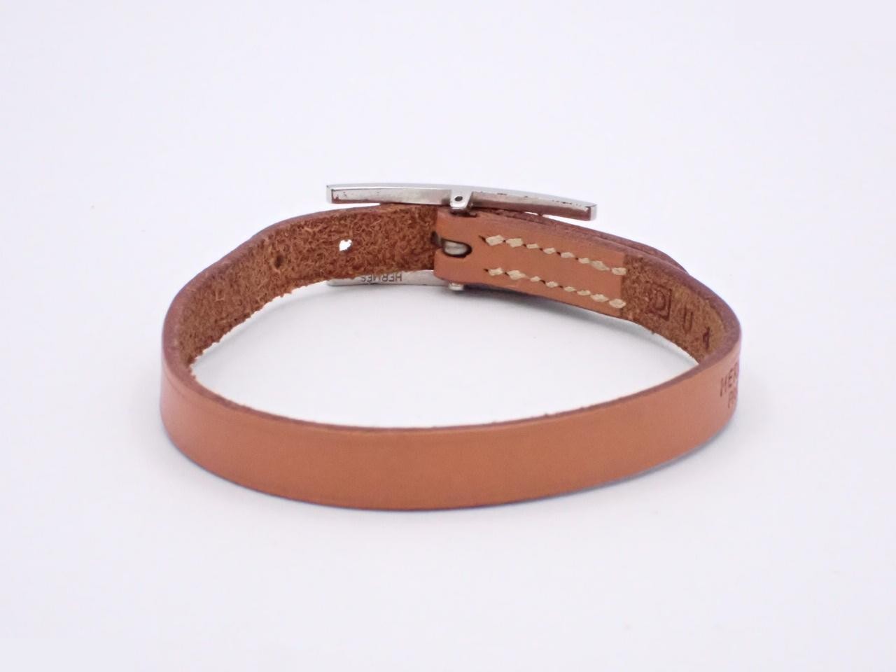 Api Leather Bracelet, D Stamp, Wrist Circumference Approx. 18cm — view 2