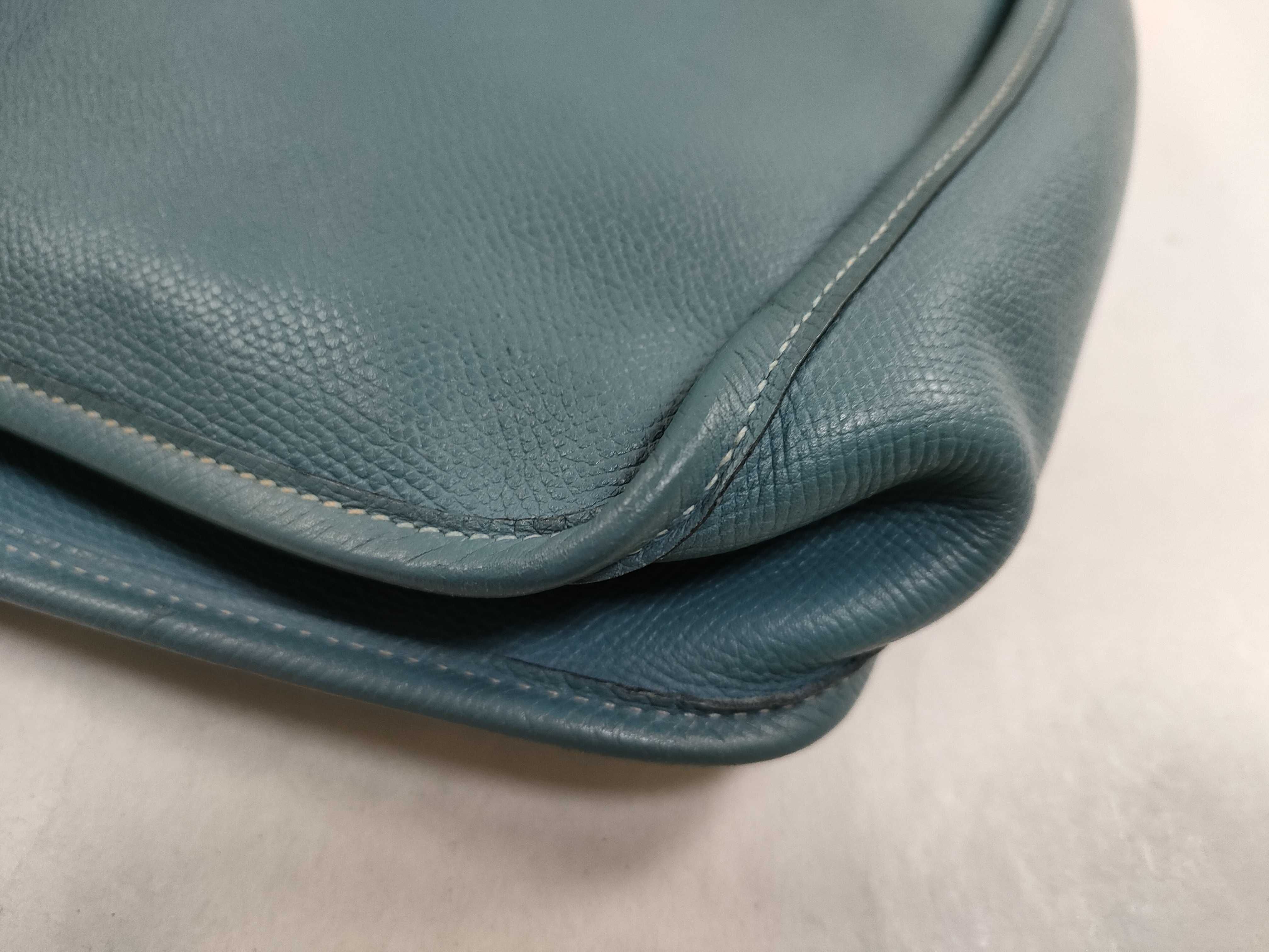 Evelyne 1 PM Shoulder Bag ( Stamp J, Blue Jean) — view 6